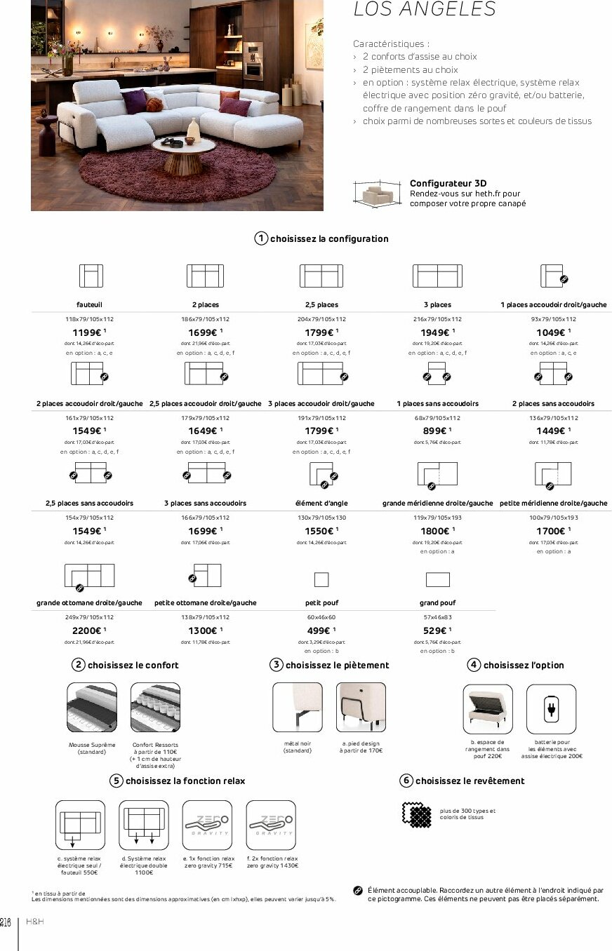 heth - Catalogue Heth valable du 01/09 au 31/12 - page: 216