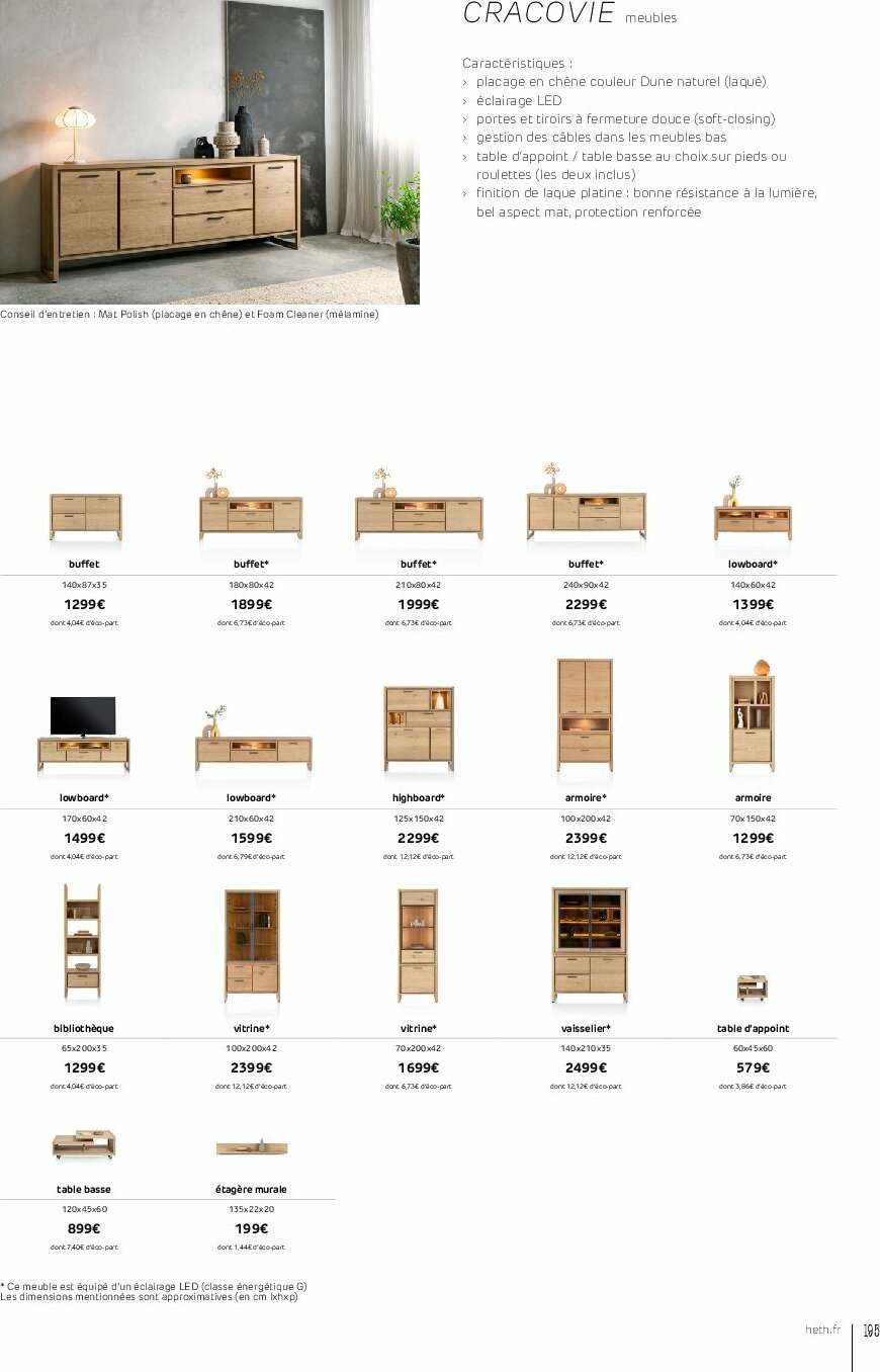 heth - Catalogue Heth valable du 01/09 au 31/12 - page: 195