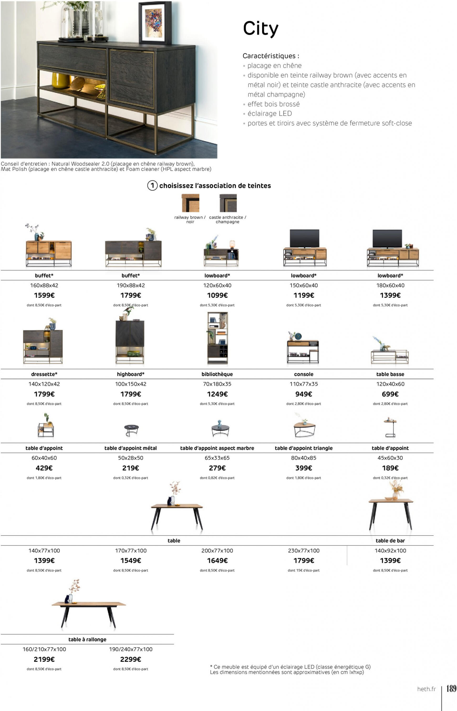 heth - Catalogue Heth de du mercredi 13.09. - page: 189