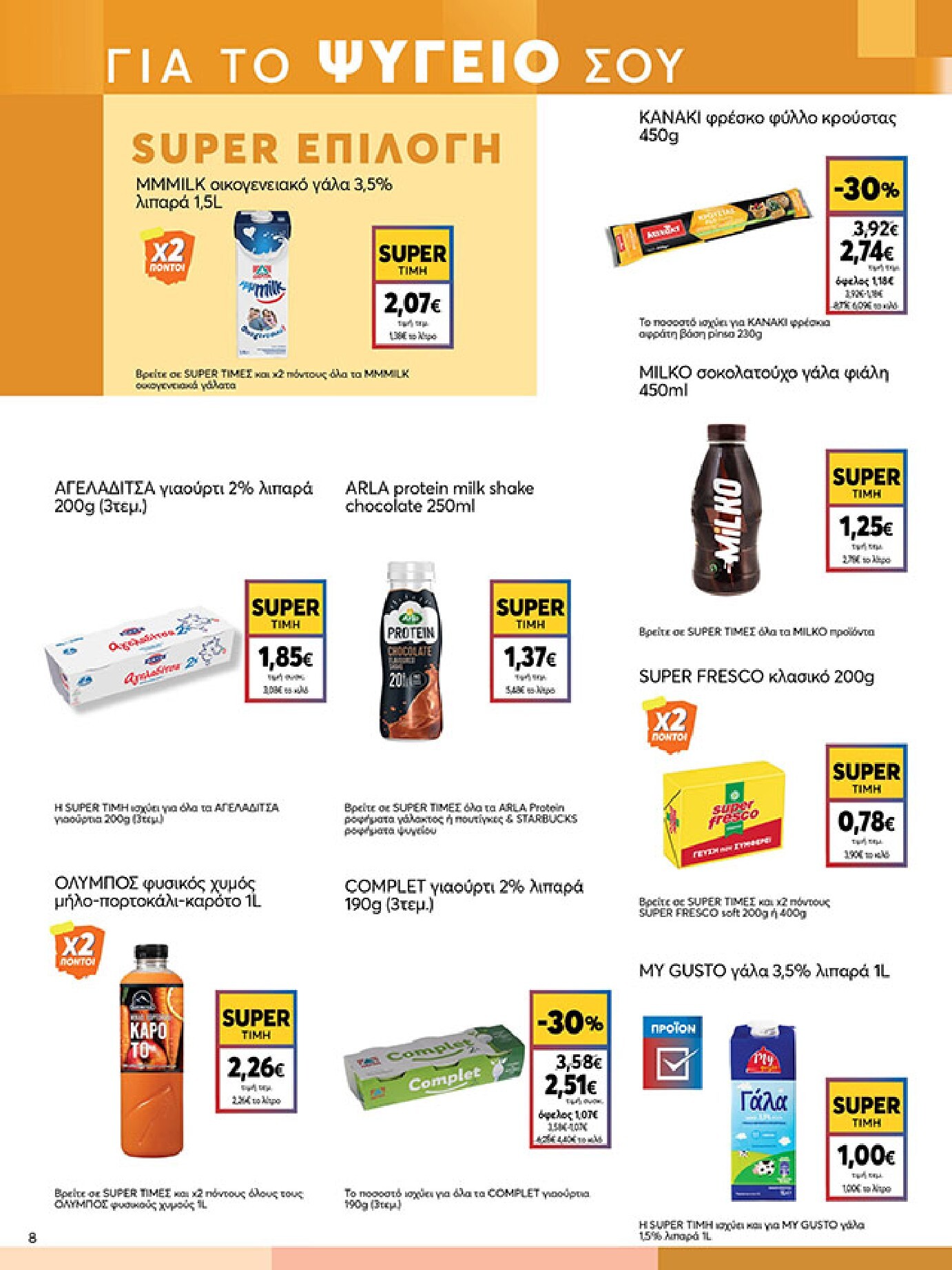 my-market - Το τρέχον φυλλάδιο My Market ισχύει από τετάρτης 02/09/2026 έως τρίτης 15/09/2026 - page: 8