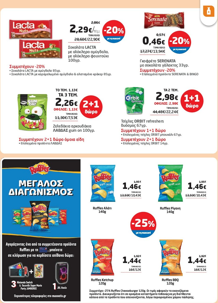 masoutis - Masoutis φυλλάδιο έγκυρο από 18/09 - 01/10 - page: 21