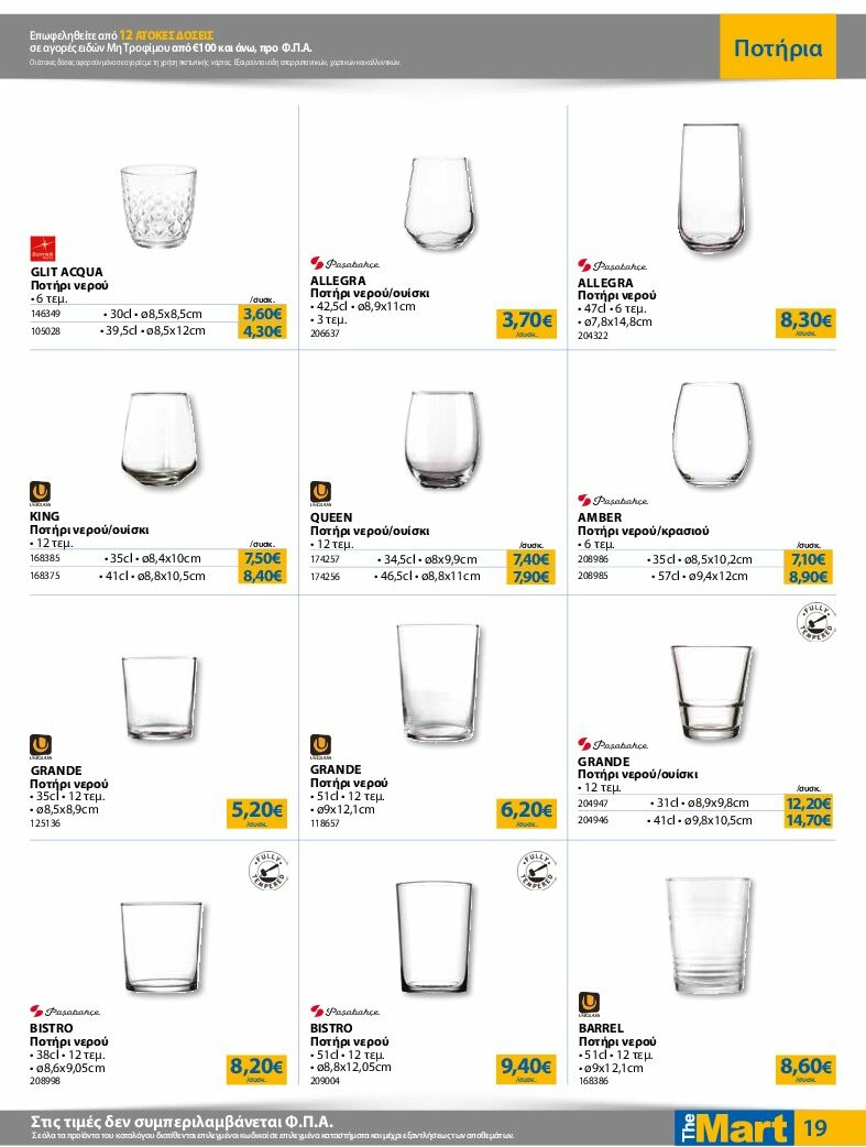 the-mart - The Mart - Φυλλάδιο - Για Επιχειρήσεις Εστίασης φυλλάδιο έγκυρο από 30/07 - 12/08 - page: 19
