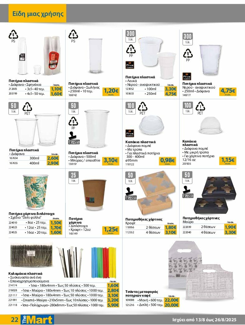 the-mart - The Mart - Για Επιχειρήσεις Εστίασης φυλλάδιο έγκυρο από 13/08 - 26/08 - page: 22