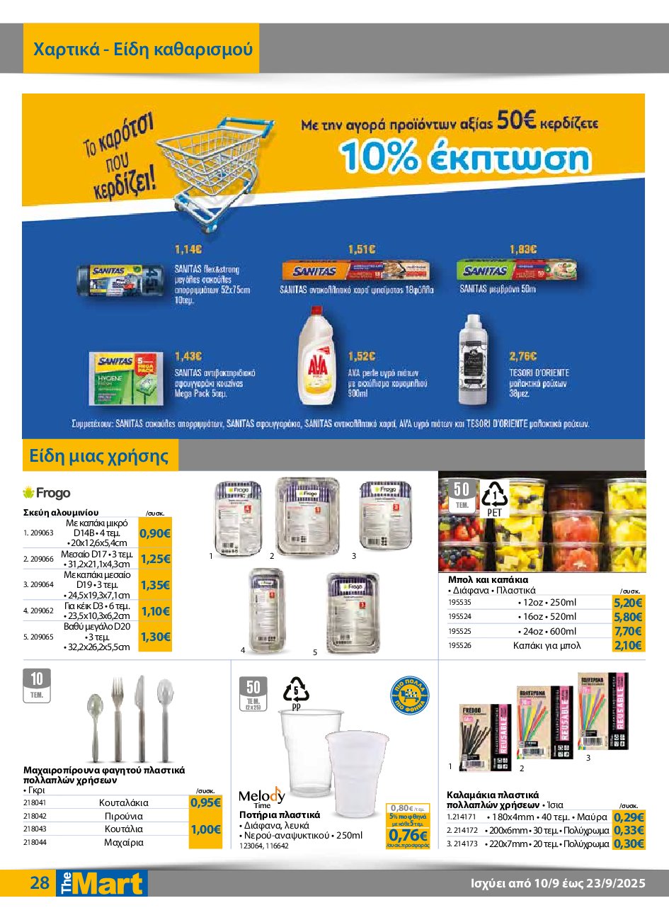 the-mart - The Mart - Για Εμπόρους & Λοιπές Επιχειρήσεις φυλλάδιο έγκυρο από 10/09 - 23/09 - page: 28