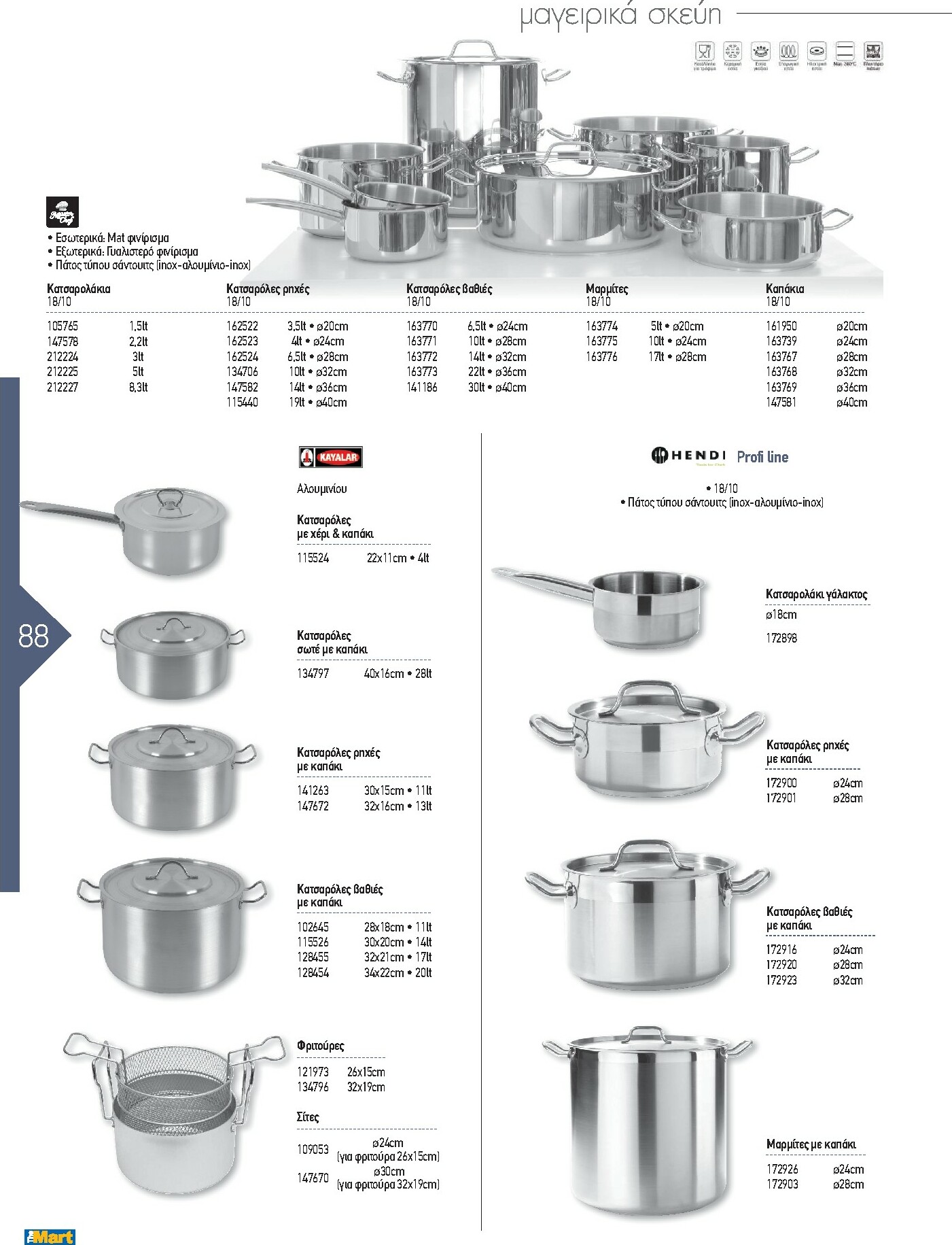 the-mart - The Mart - Kατάλογος Εξοπλισμού Μαζικής Εστίασης φυλλάδιο έγκυρο από 01/02/2026 - 31/12/2026 - page: 88