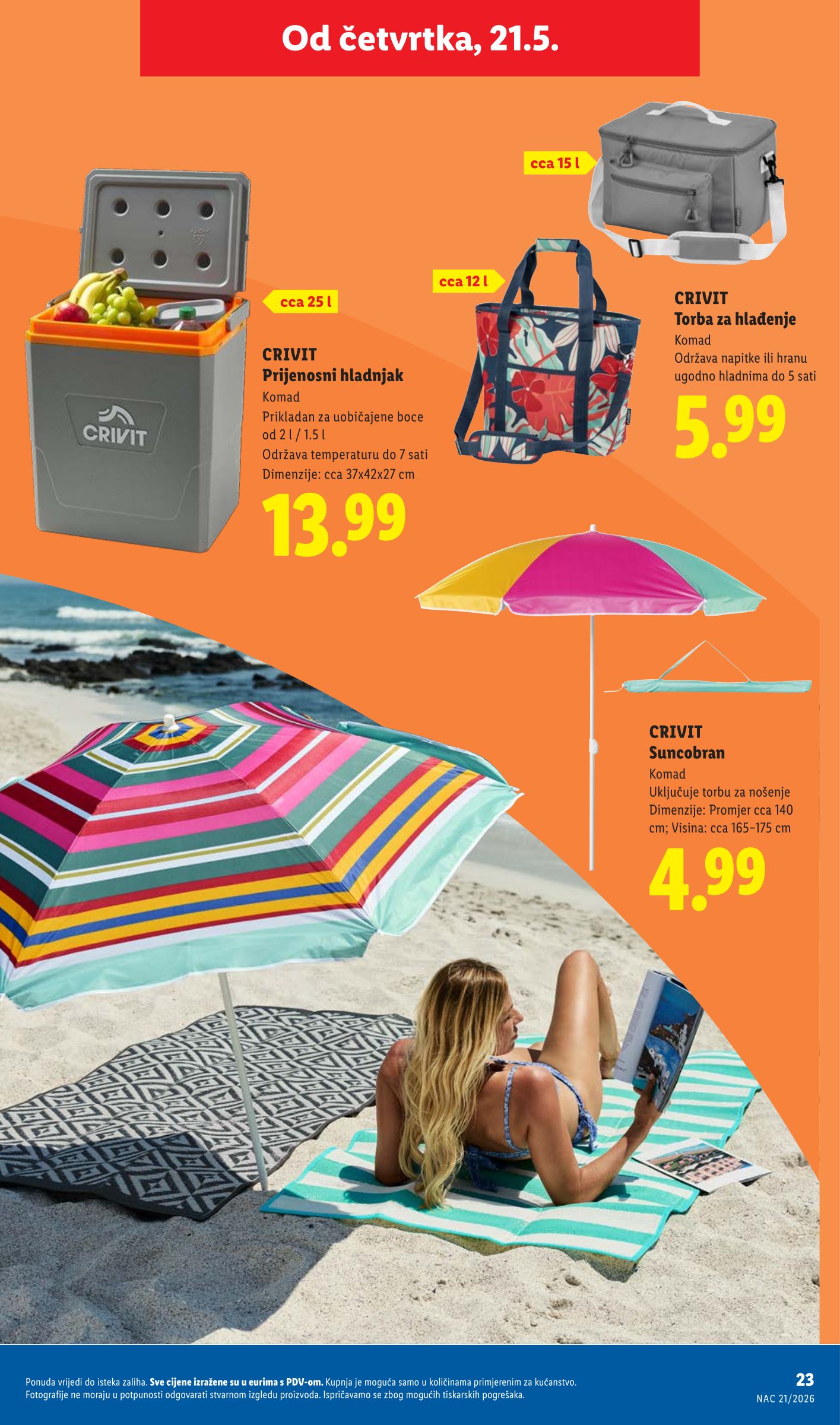 lidl - Aktualni katalog Lidl - Crivit od ponedjeljka, 18.05.2026 do ponedjeljka, 31.08.2026 - page: 23