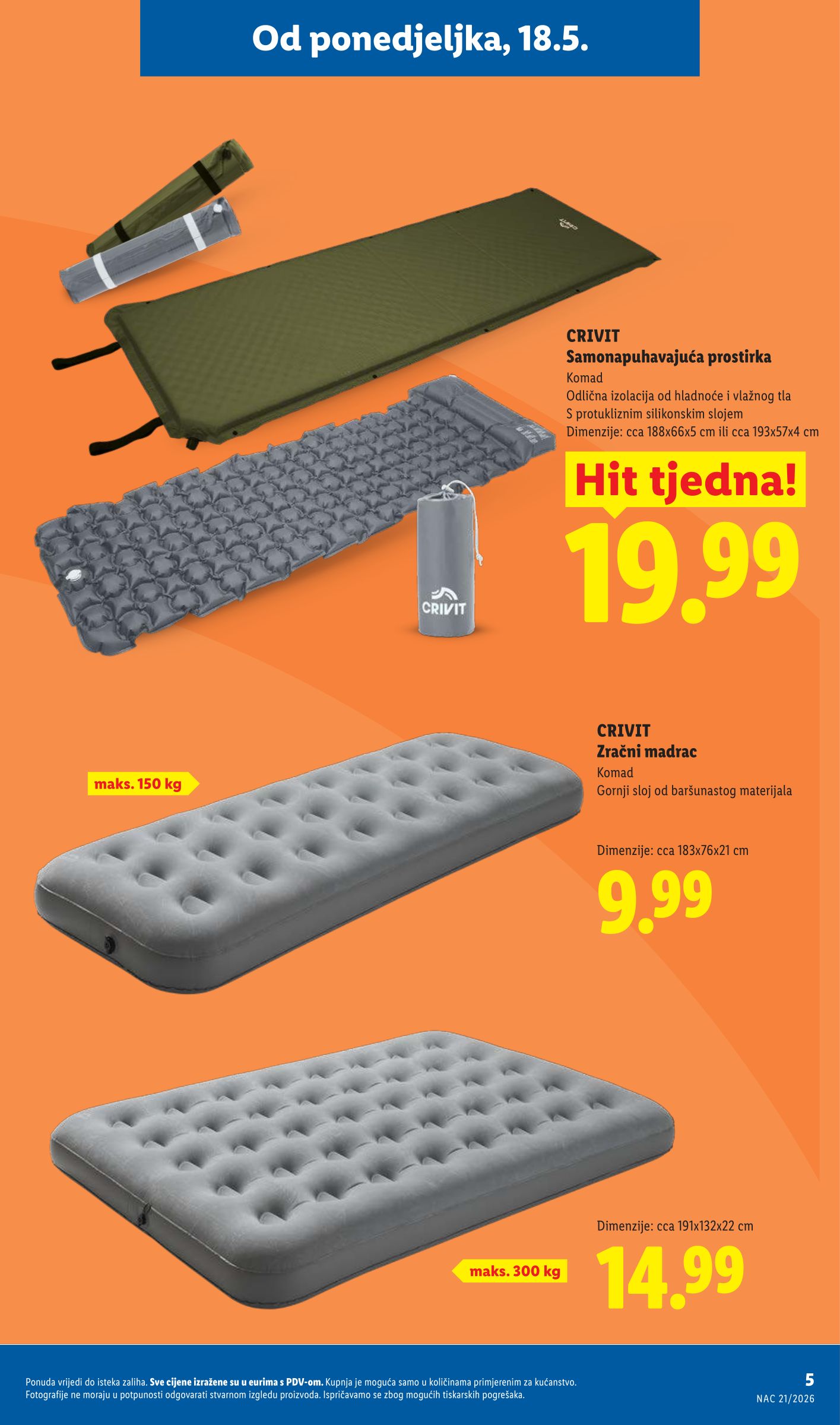 lidl - Aktualni katalog Lidl - Crivit od ponedjeljka, 18.05.2026 do ponedjeljka, 31.08.2026 - page: 5