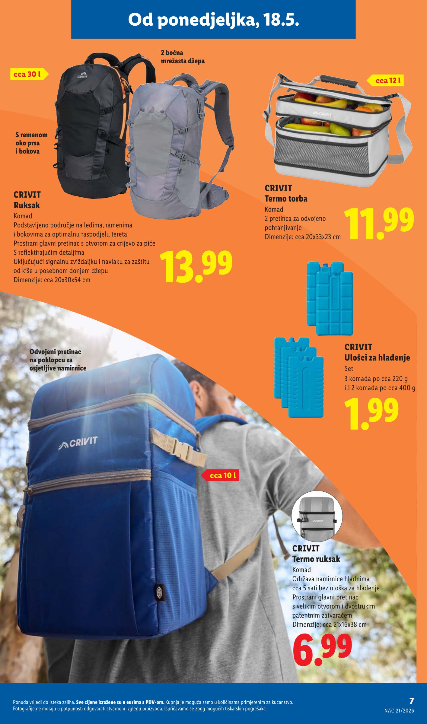 lidl - Aktualni katalog Lidl - Crivit od ponedjeljka, 18.05.2026 do ponedjeljka, 31.08.2026 - page: 7