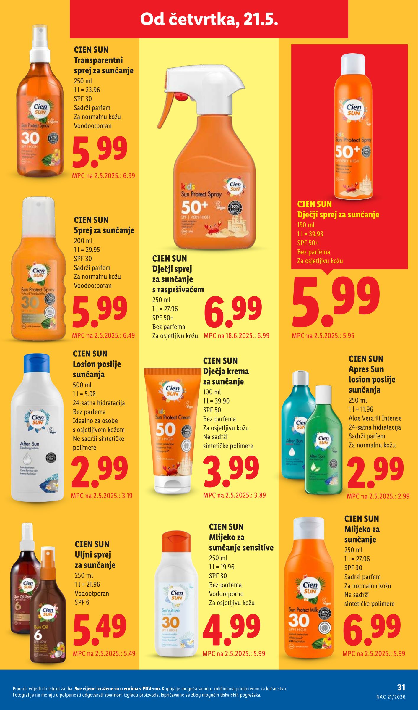 lidl - Aktualni katalog Lidl - Crivit od ponedjeljka, 18.05.2026 do ponedjeljka, 31.08.2026 - page: 31