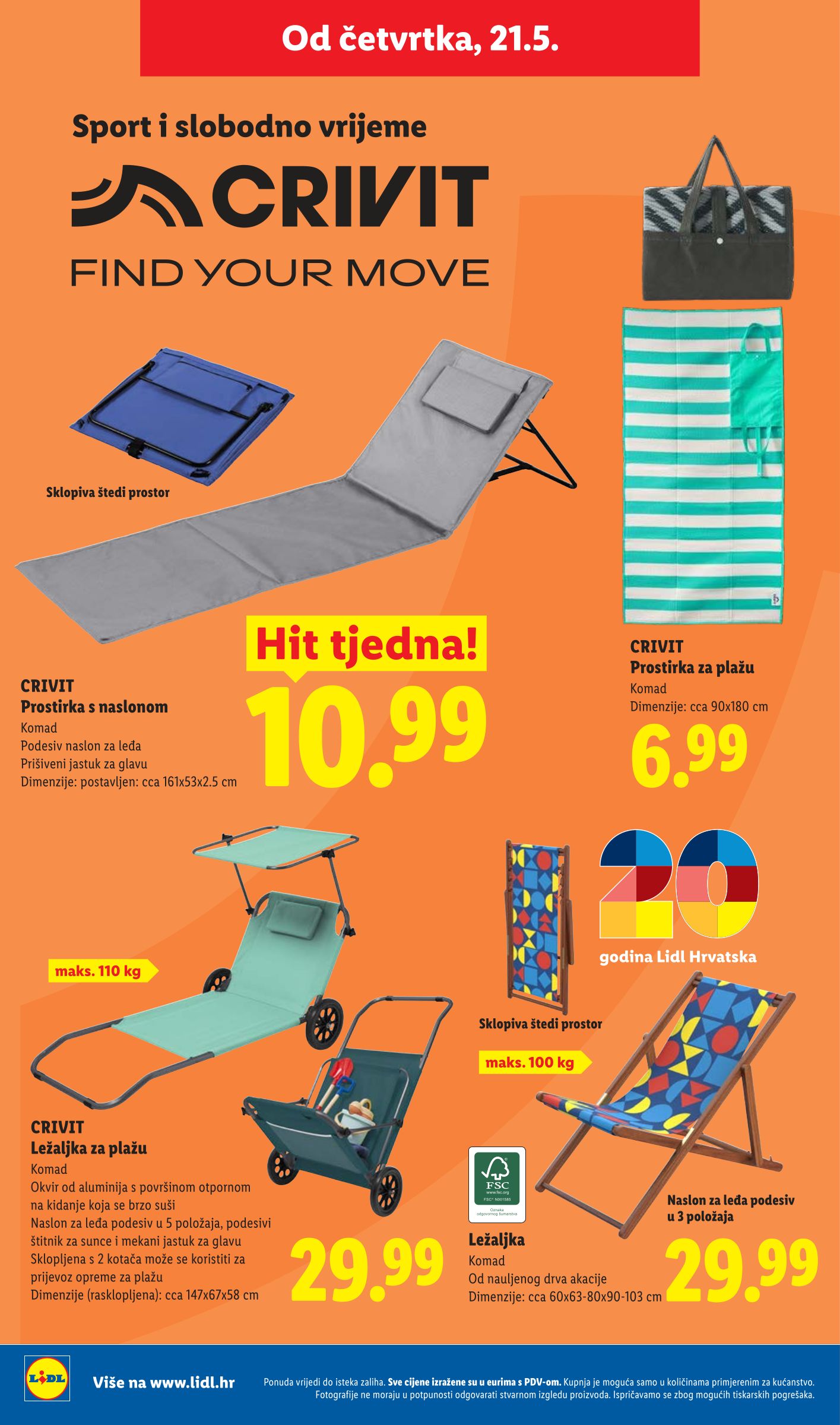 lidl - Aktualni katalog Lidl - Crivit od ponedjeljka, 18.05.2026 do ponedjeljka, 31.08.2026 - page: 20