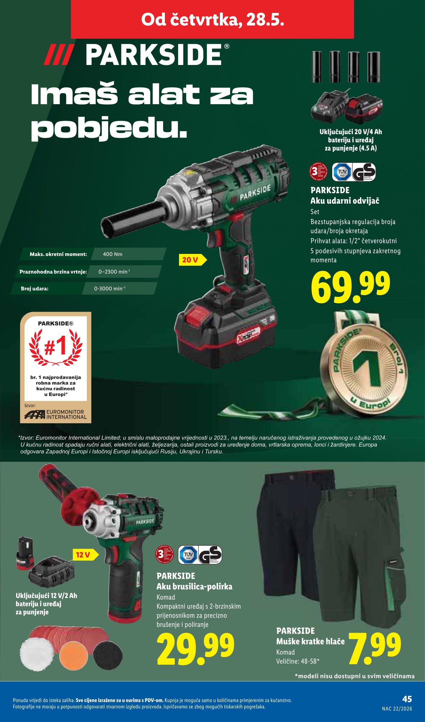 lidl - Novi Lidl katalog od ponedjeljka, 25.05.2026 do nedjelje, 31.05.2026 - page: 45