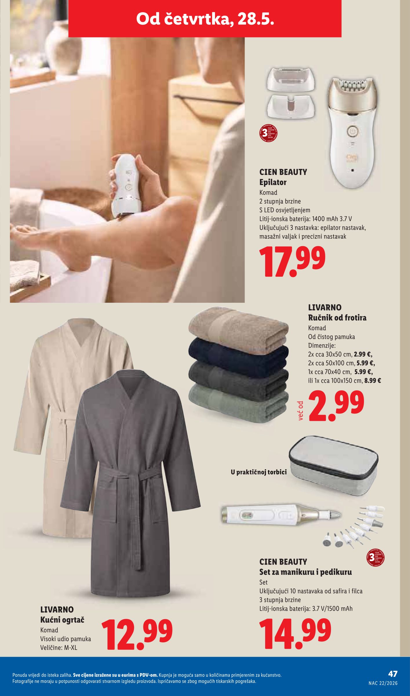 lidl - Novi Lidl katalog od ponedjeljka, 25.05.2026 do nedjelje, 31.05.2026 - page: 47