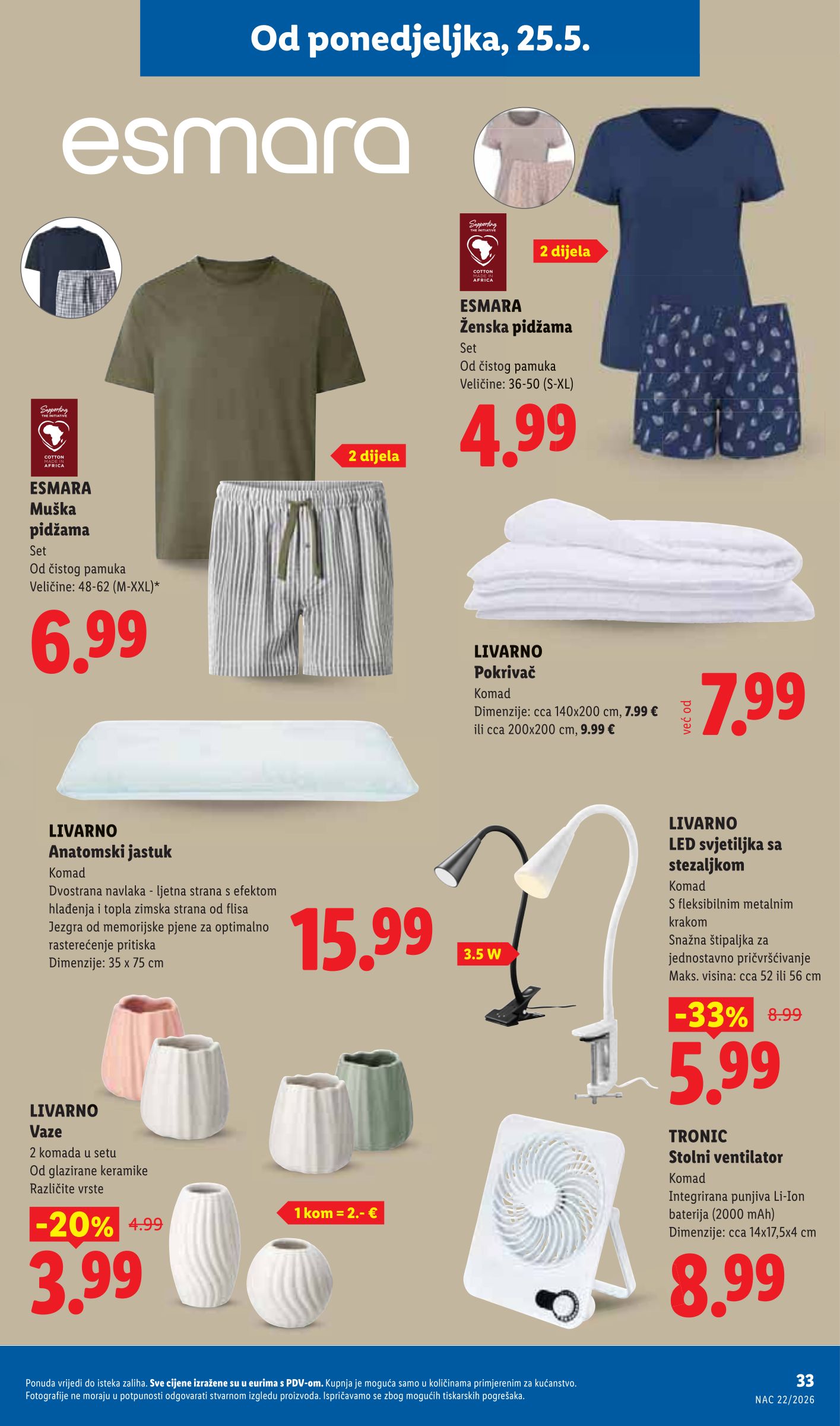 lidl - Novi Lidl katalog od ponedjeljka, 25.05.2026 do nedjelje, 31.05.2026 - page: 33