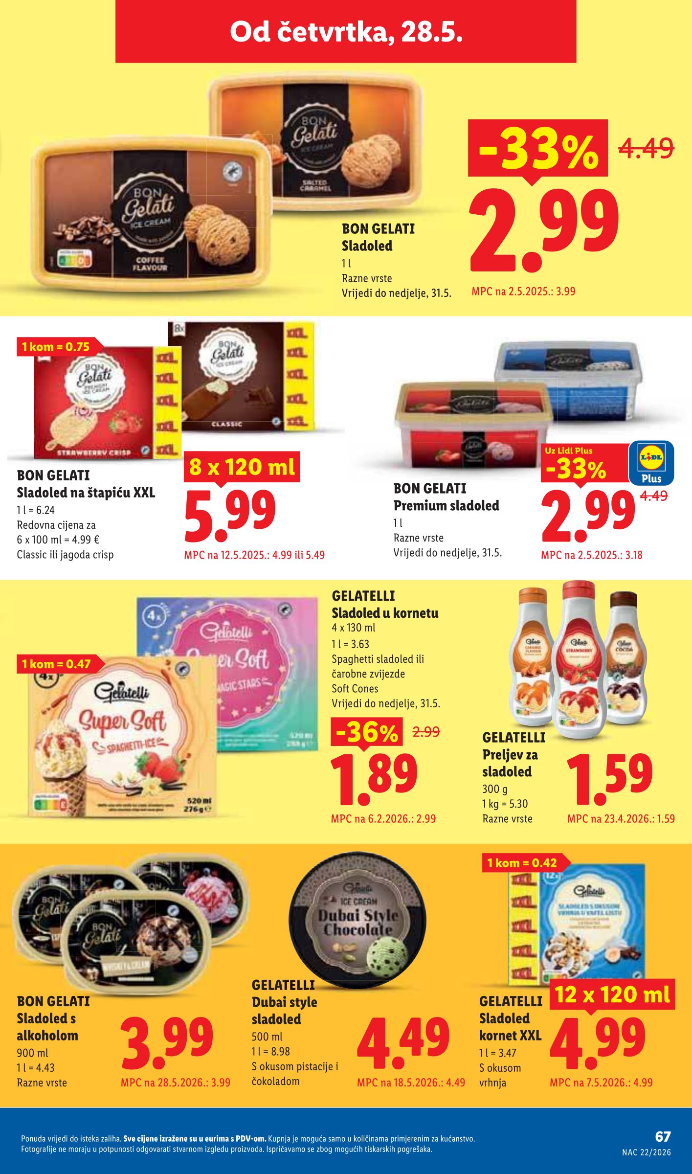 lidl - Novi Lidl katalog od ponedjeljka, 25.05.2026 do nedjelje, 31.05.2026 - page: 67