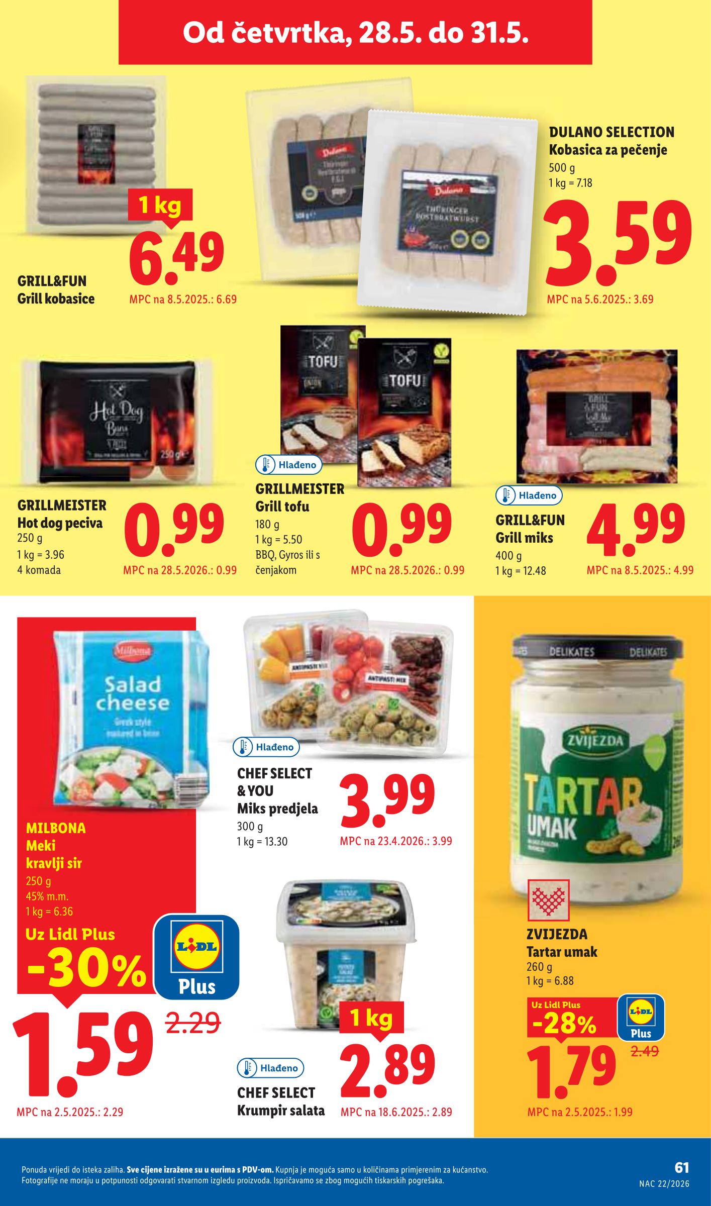 lidl - Novi Lidl katalog od ponedjeljka, 25.05.2026 do nedjelje, 31.05.2026 - page: 61