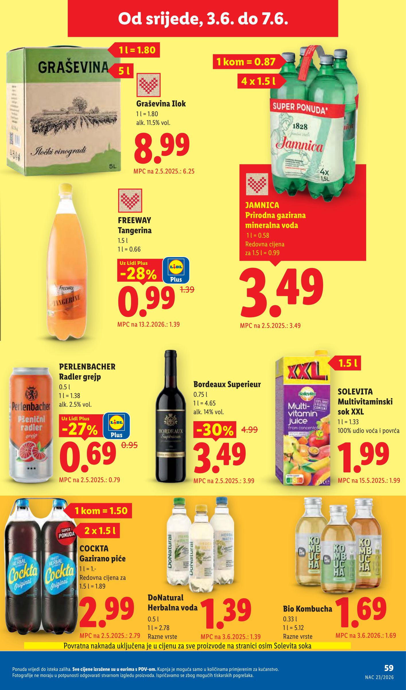 lidl - Novi Lidl katalog od ponedjeljka, 01.06.2026 do nedjelje, 07.06.2026 - page: 59