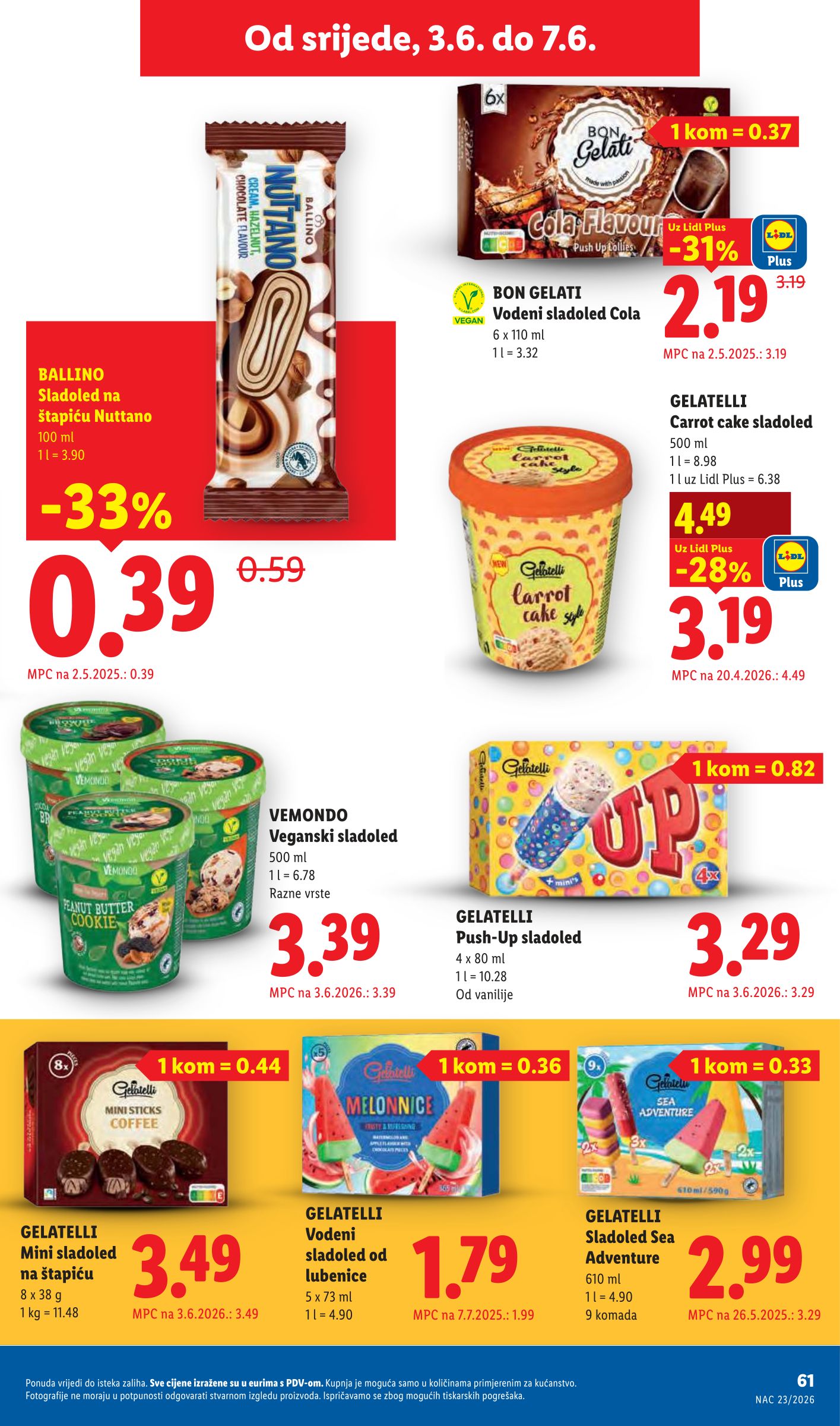 lidl - Novi Lidl katalog od ponedjeljka, 01.06.2026 do nedjelje, 07.06.2026 - page: 61