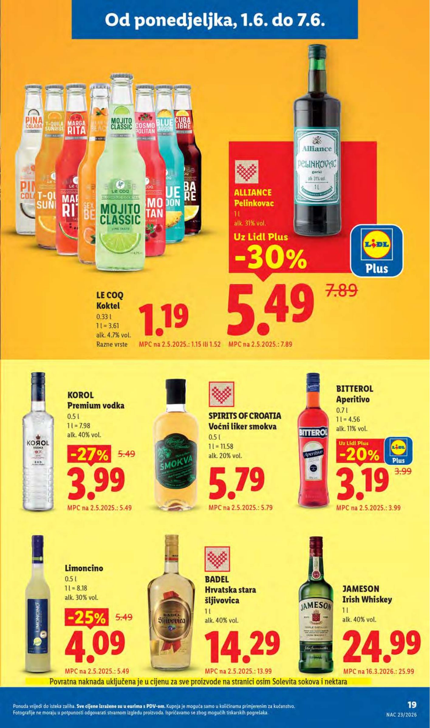 lidl - Novi Lidl katalog od ponedjeljka, 01.06.2026 do nedjelje, 07.06.2026 - page: 19