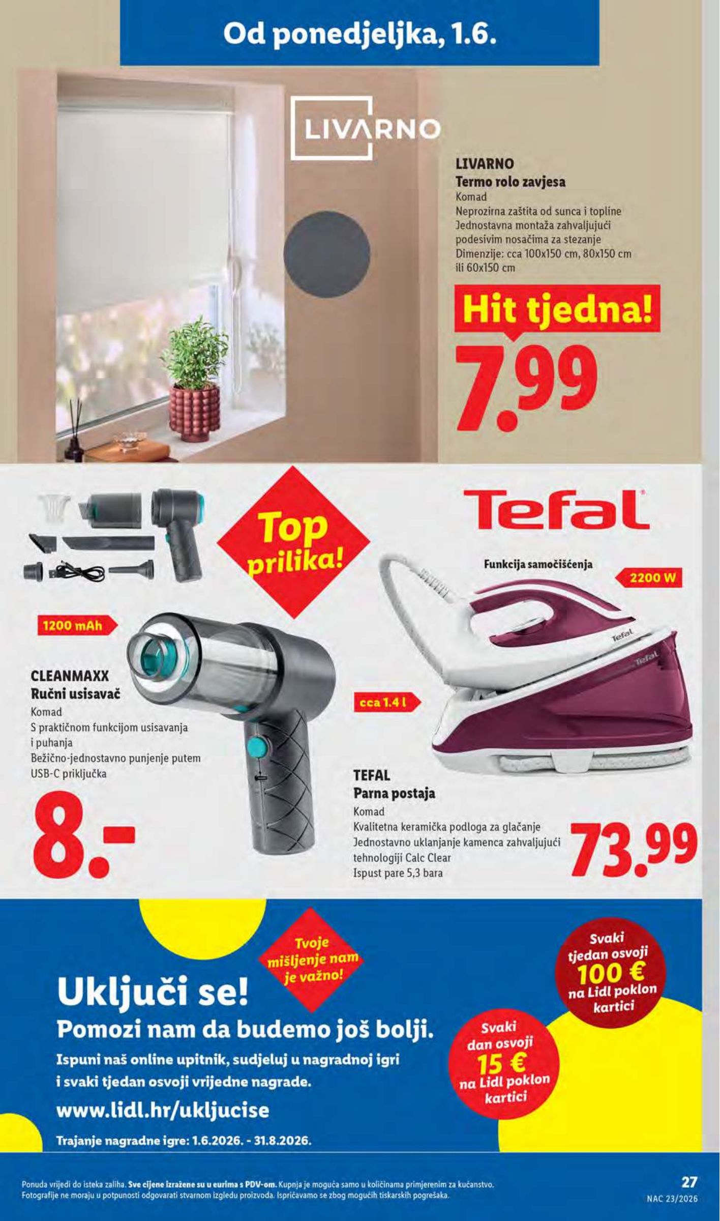 lidl - Novi Lidl katalog od ponedjeljka, 01.06.2026 do nedjelje, 07.06.2026 - page: 27