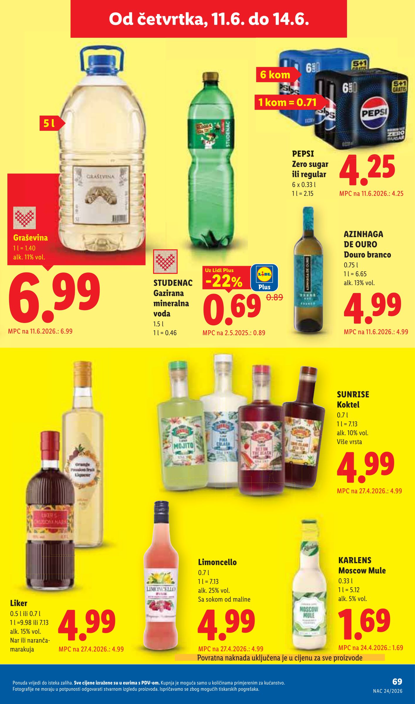 lidl - Novi Lidl katalog od ponedjeljka, 08.06.2026 do nedjelje, 14.06.2026 - page: 69