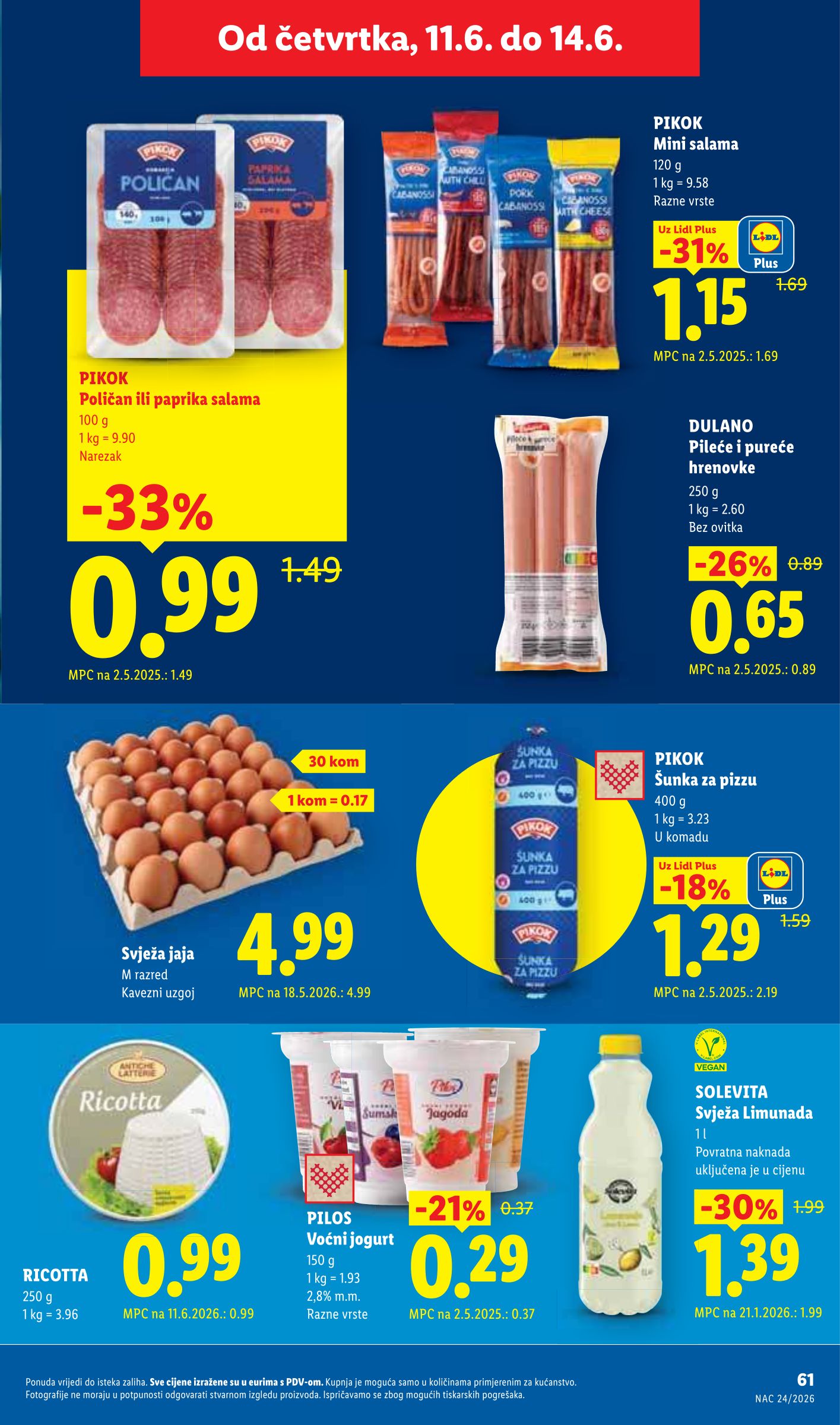 lidl - Novi Lidl katalog od ponedjeljka, 08.06.2026 do nedjelje, 14.06.2026 - page: 61