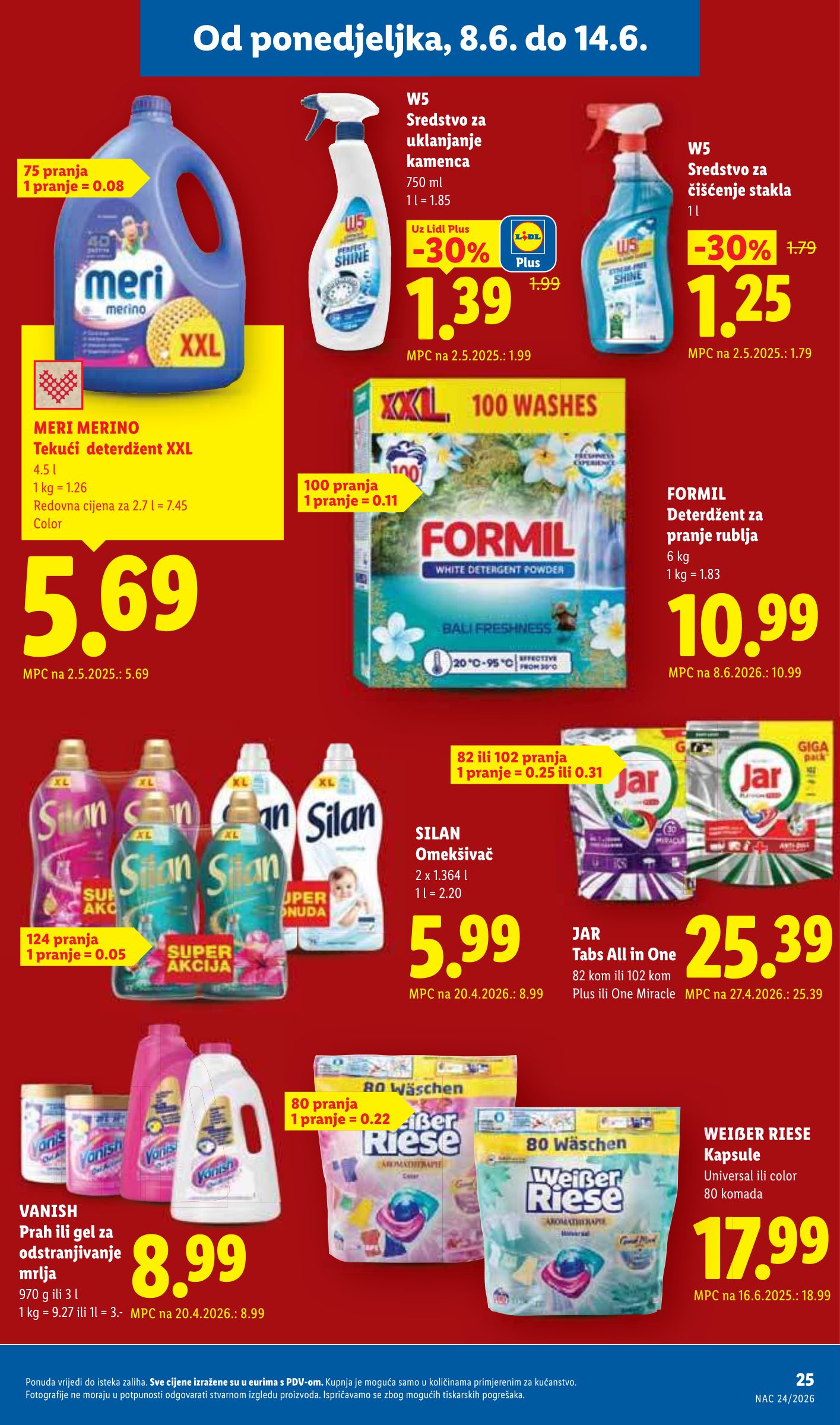 lidl - Novi Lidl katalog od ponedjeljka, 08.06.2026 do nedjelje, 14.06.2026 - page: 25