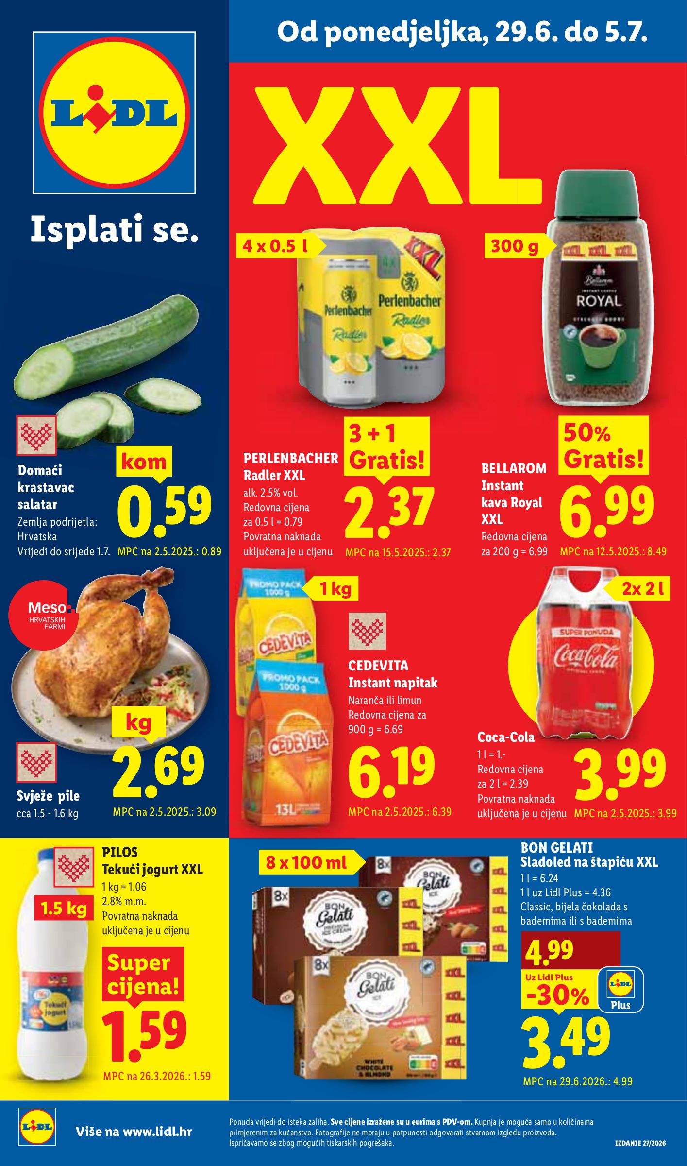 lidl - Novi Lidl katalog od ponedjeljka, 29.06.2026 do nedjelje, 05.07.2026 - page: 1