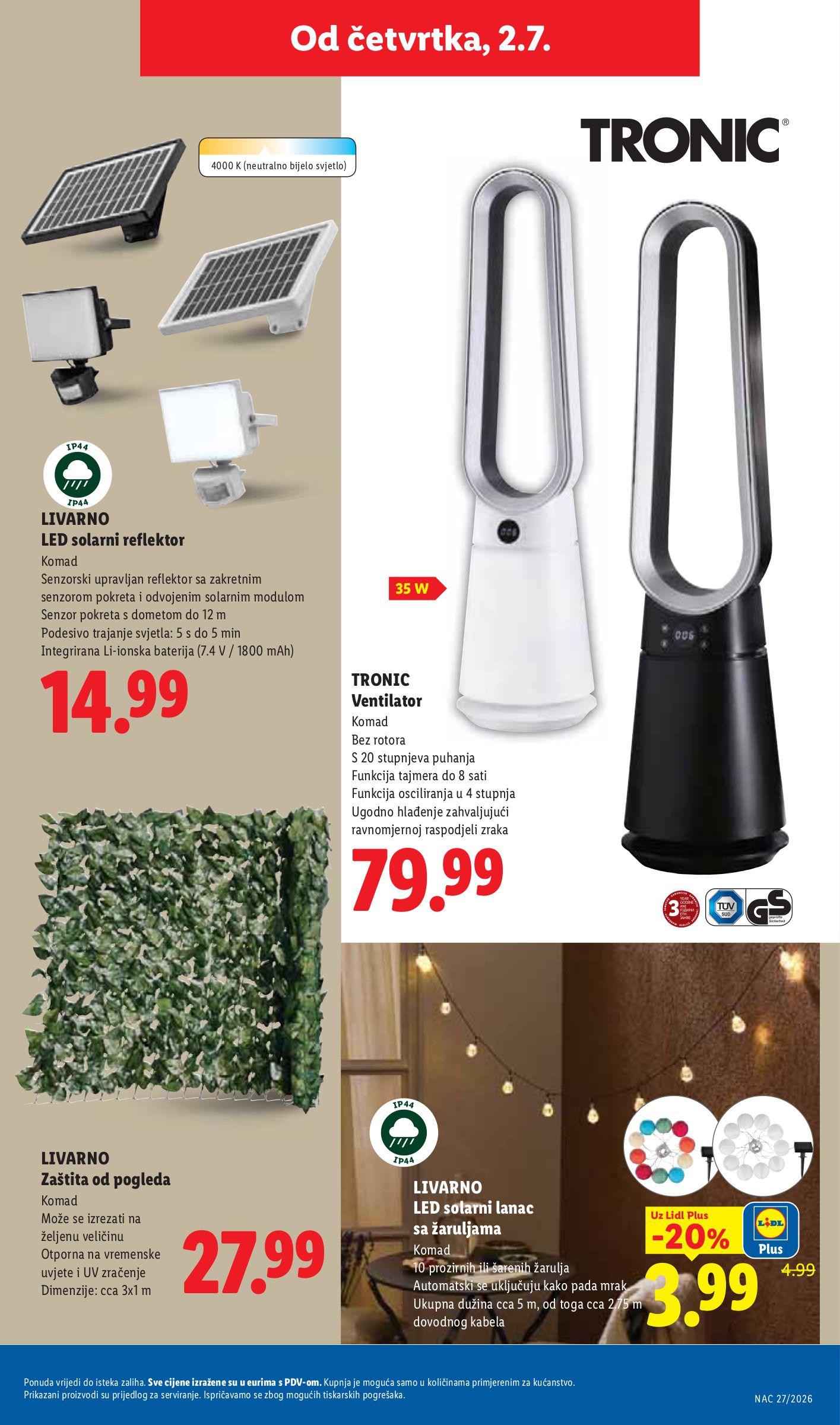lidl - Novi Lidl katalog od ponedjeljka, 29.06.2026 do nedjelje, 05.07.2026 - page: 45