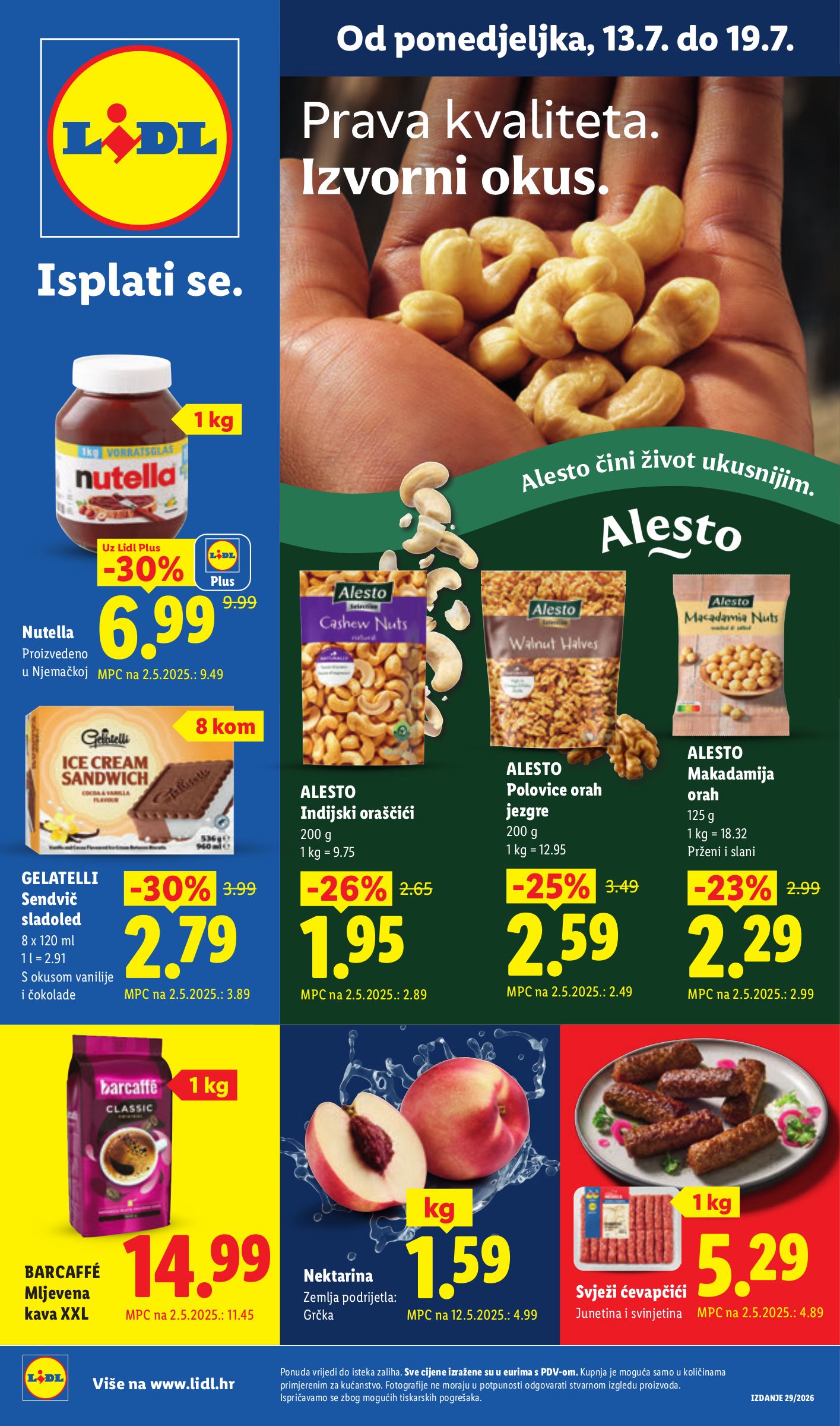 lidl - Novi Lidl katalog od ponedjeljka, 13.07.2026 do nedjelje, 19.07.2026