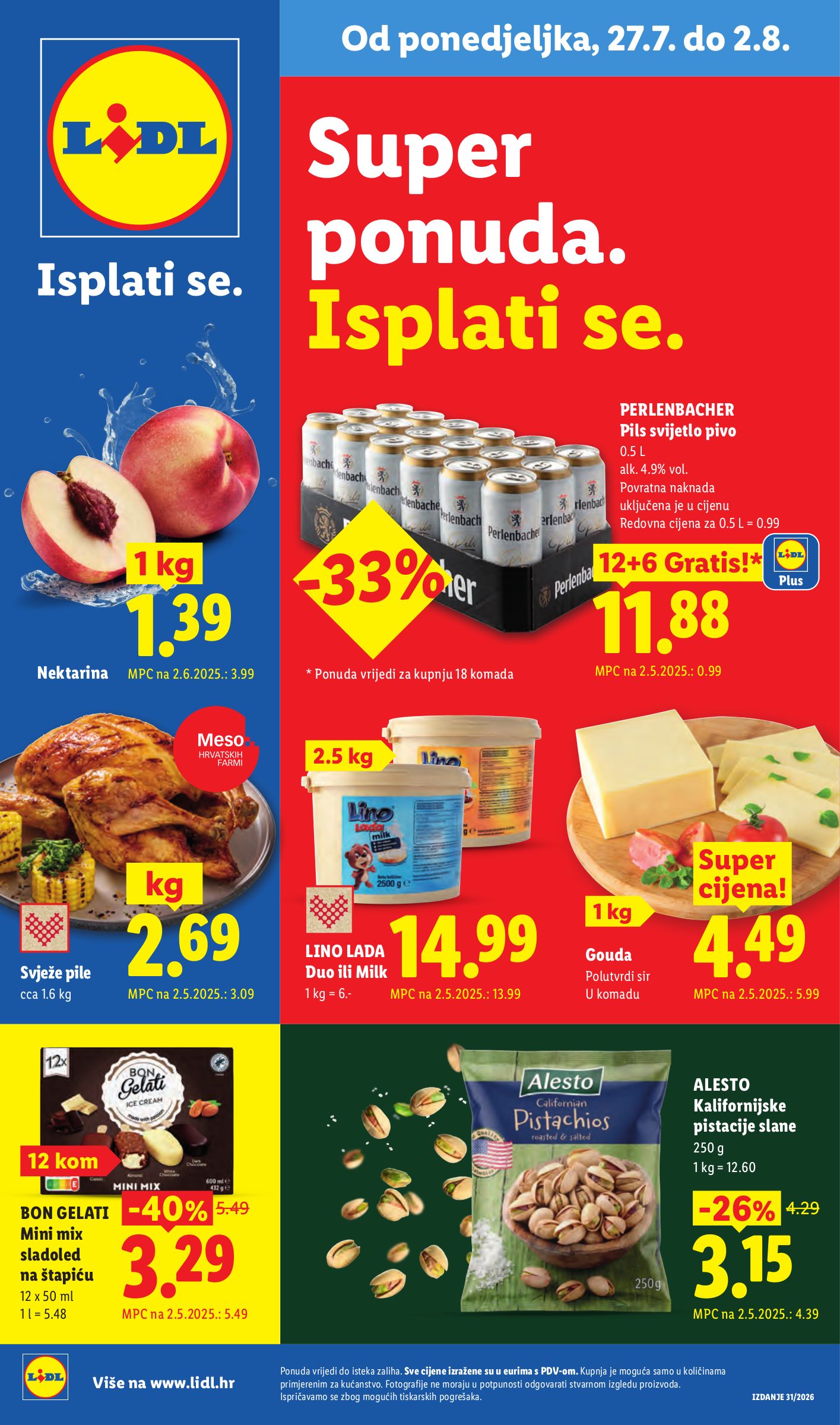 lidl - Novi Lidl katalog od ponedjeljka, 27.07.2026 do nedjelje, 02.08.2026 - page: 1