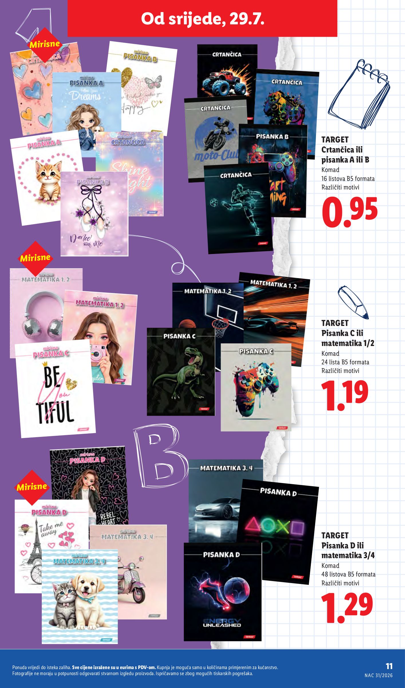 lidl - Novi Lidl - Back to school katalog od srijede, 29.07.2026 do utorka, 01.09.2026 - page: 11
