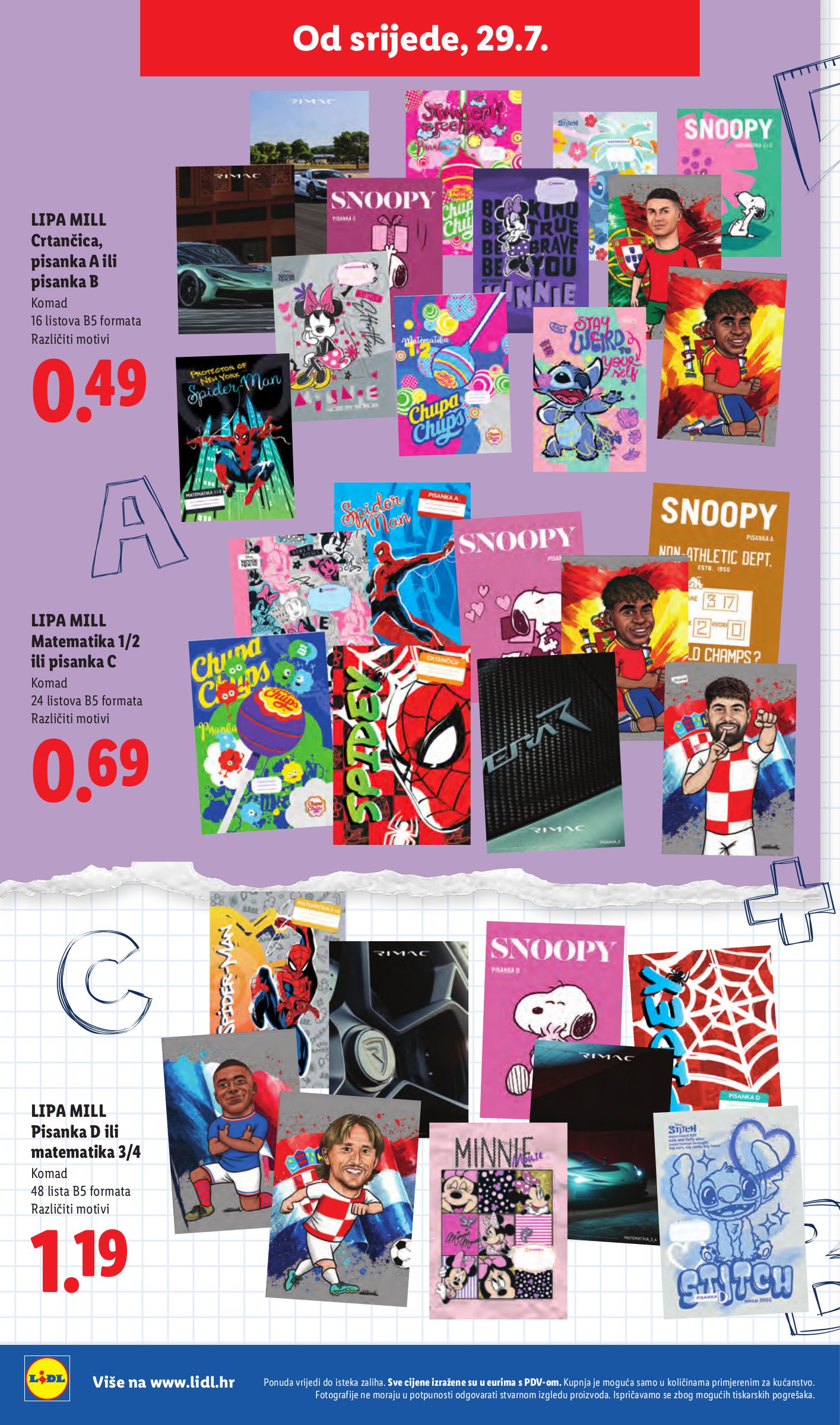 lidl - Novi Lidl - Back to school katalog od srijede, 29.07.2026 do utorka, 01.09.2026 - page: 12