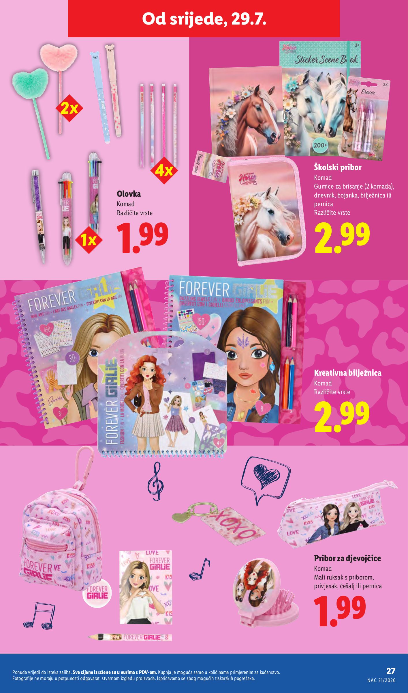 lidl - Novi Lidl - Back to school katalog od srijede, 29.07.2026 do utorka, 01.09.2026 - page: 27
