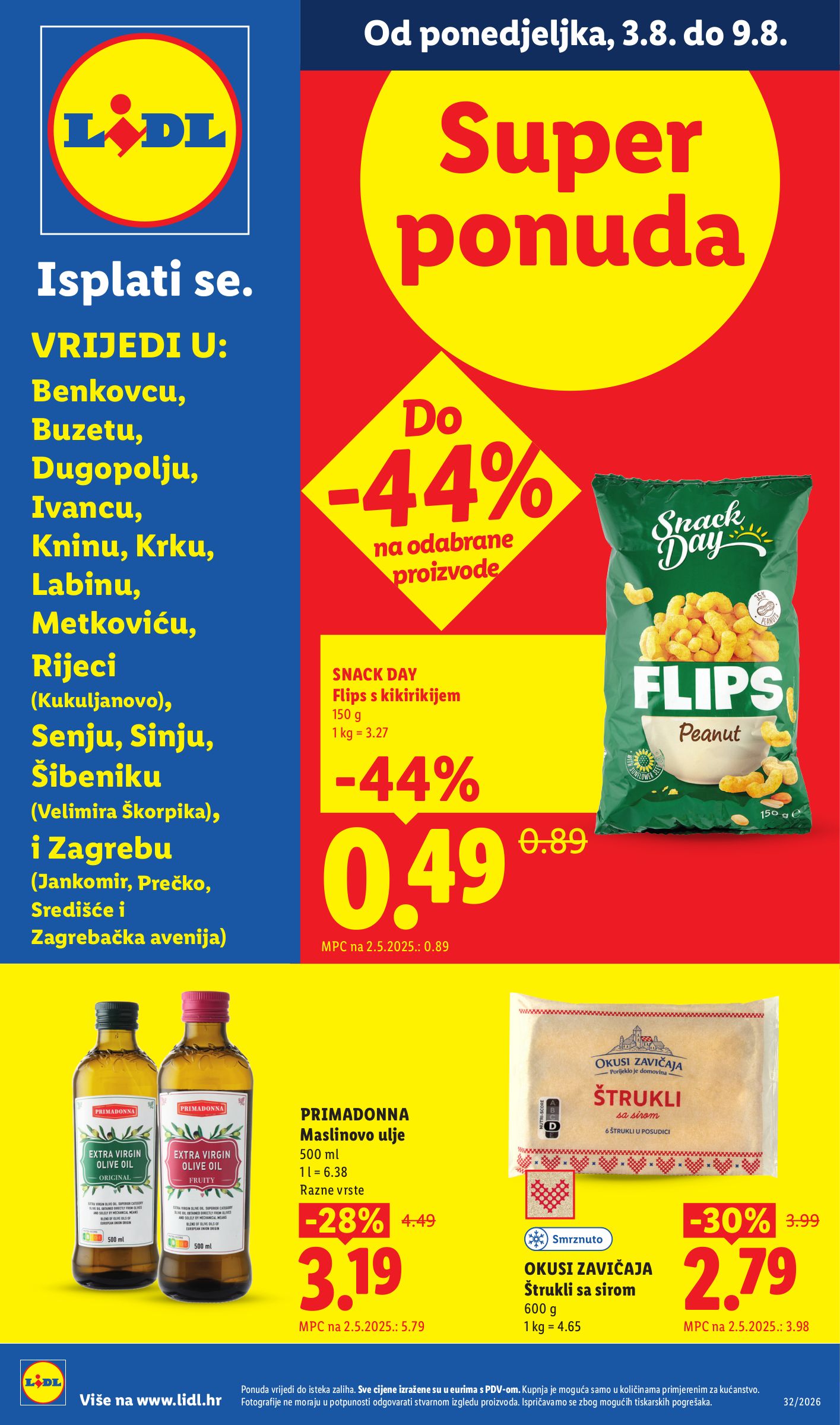 lidl - Aktualni katalog Lidl - Super Ponuda od ponedjeljka, 03.08.2026 do nedjelje, 09.08.2026