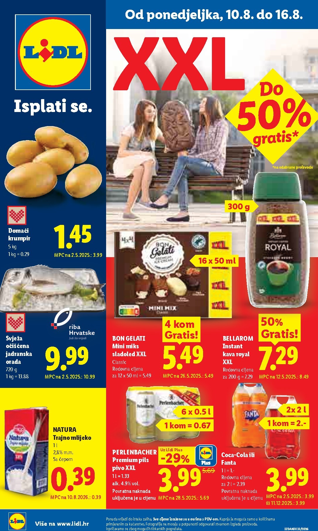 lidl - Novi Lidl katalog od ponedjeljka, 10.08.2026 do nedjelje, 16.08.2026