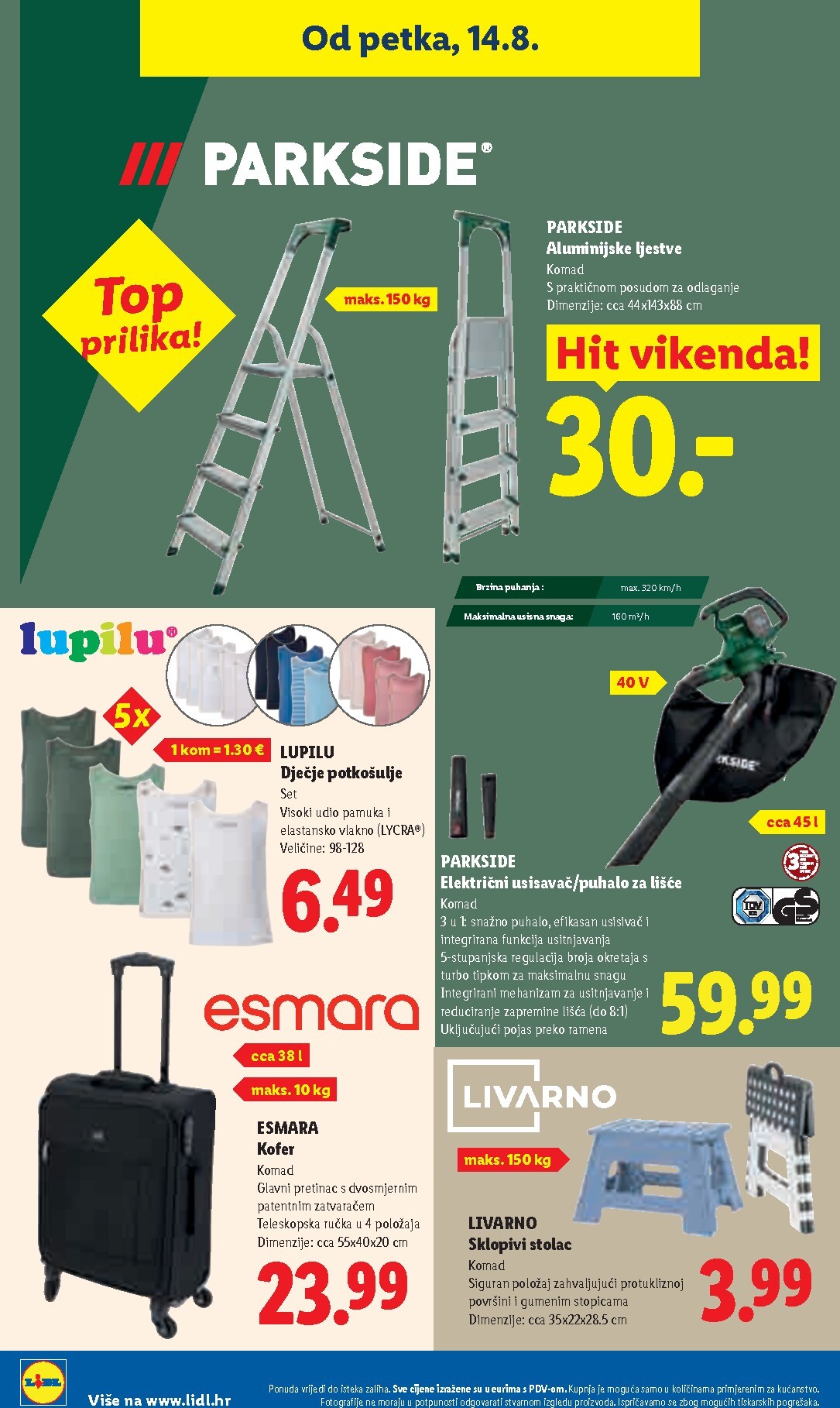 lidl - Novi Lidl katalog od ponedjeljka, 10.08.2026 do nedjelje, 16.08.2026 - page: 70