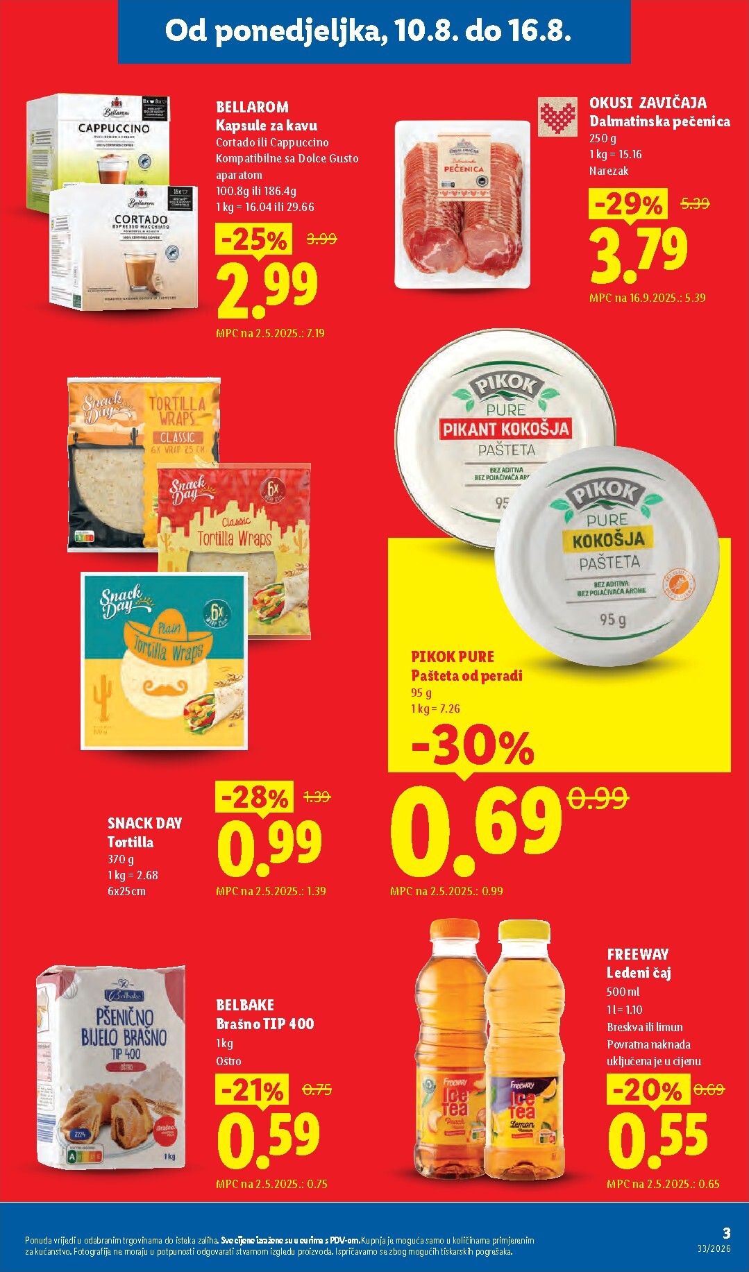 lidl - Aktualni katalog Lidl - Super Ponuda od ponedjeljka, 10.08.2026 do nedjelje, 16.08.2026 - page: 3