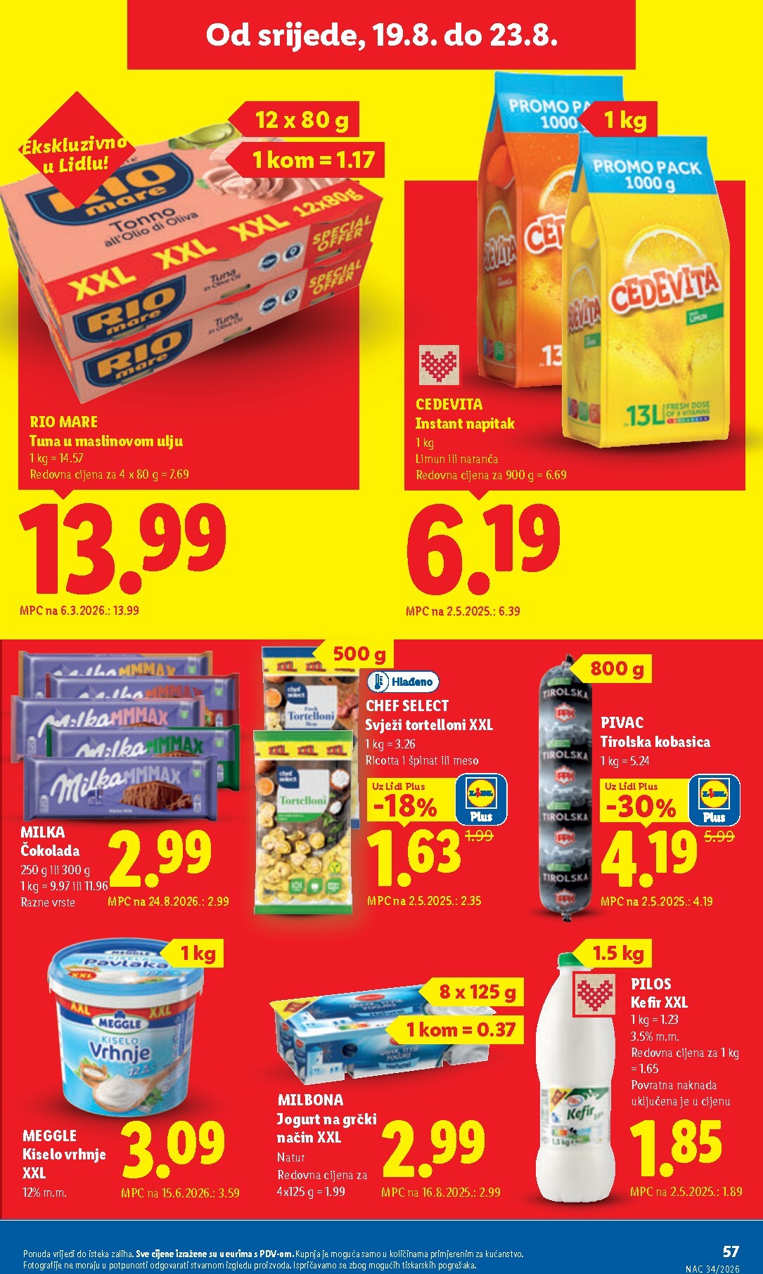 lidl - Novi Lidl katalog od ponedjeljka, 17.08.2026 do nedjelje, 23.08.2026 - page: 57