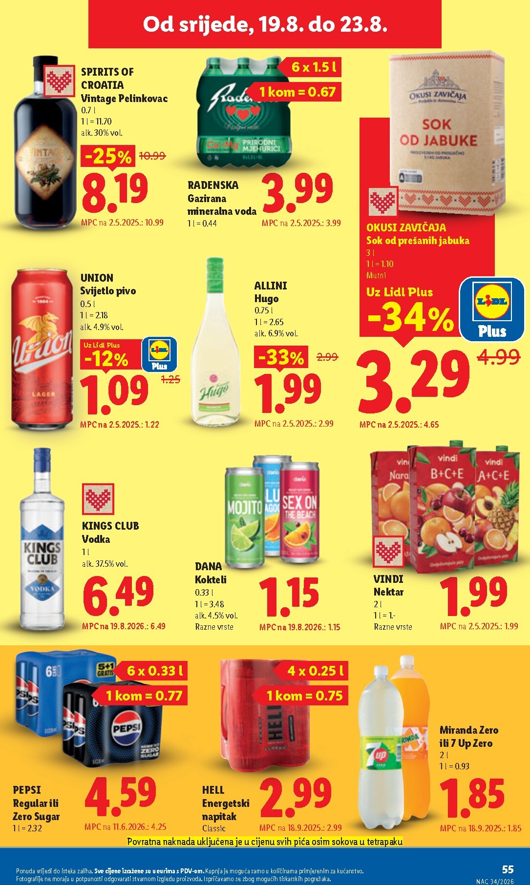 lidl - Novi Lidl katalog od ponedjeljka, 17.08.2026 do nedjelje, 23.08.2026 - page: 55