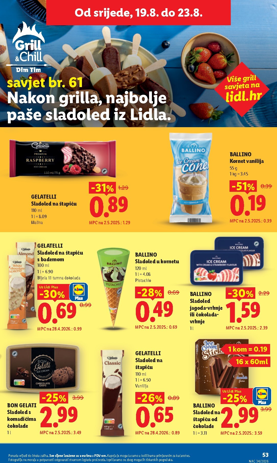 lidl - Novi Lidl katalog od ponedjeljka, 17.08.2026 do nedjelje, 23.08.2026 - page: 53