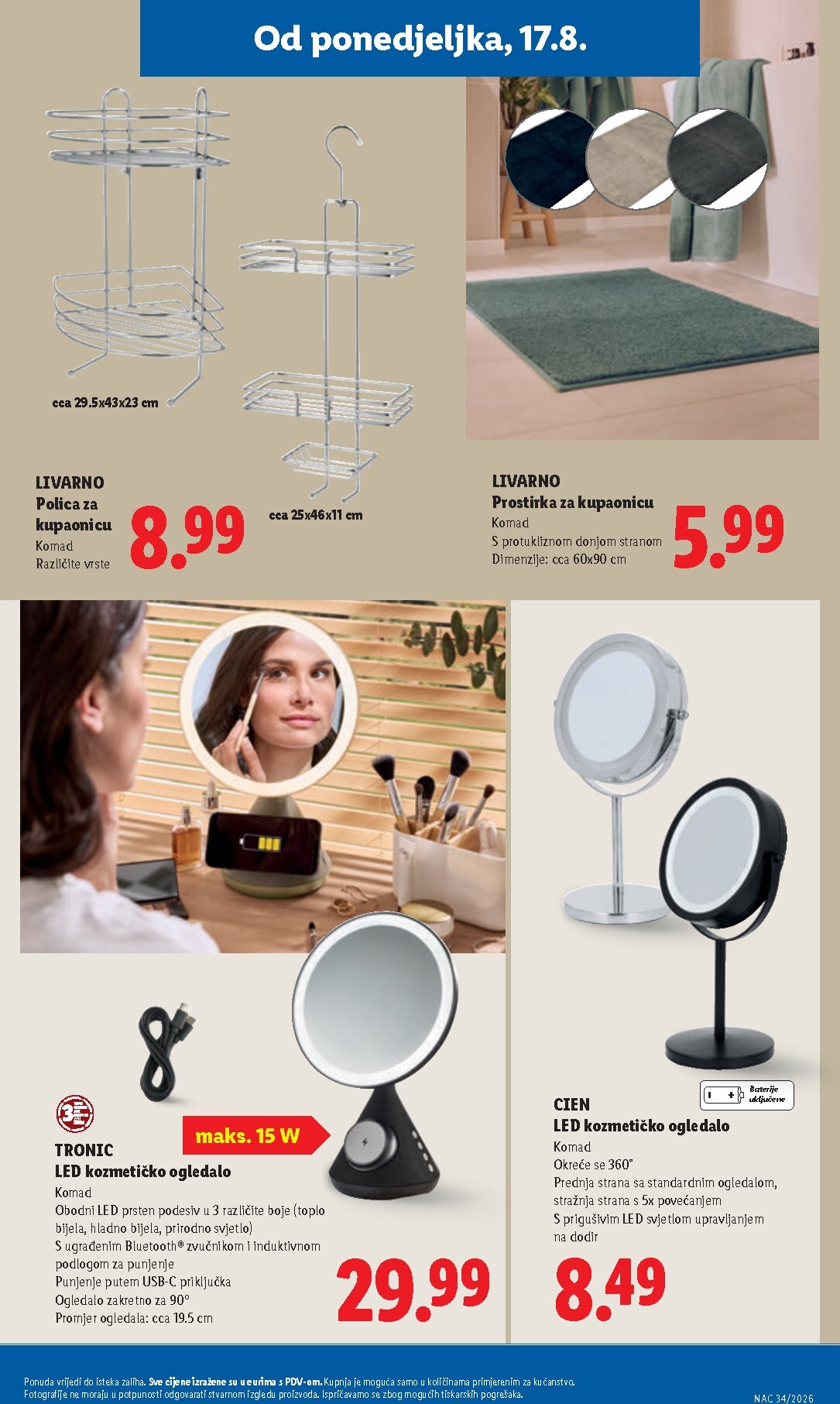 lidl - Novi Lidl katalog od ponedjeljka, 17.08.2026 do nedjelje, 23.08.2026 - page: 25