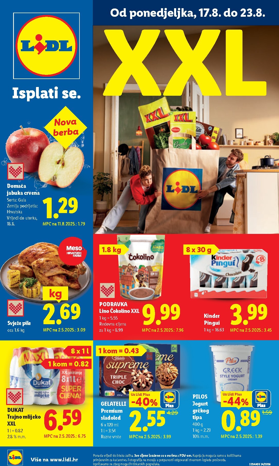 lidl - Novi Lidl katalog od ponedjeljka, 17.08.2026 do nedjelje, 23.08.2026 - page: 1