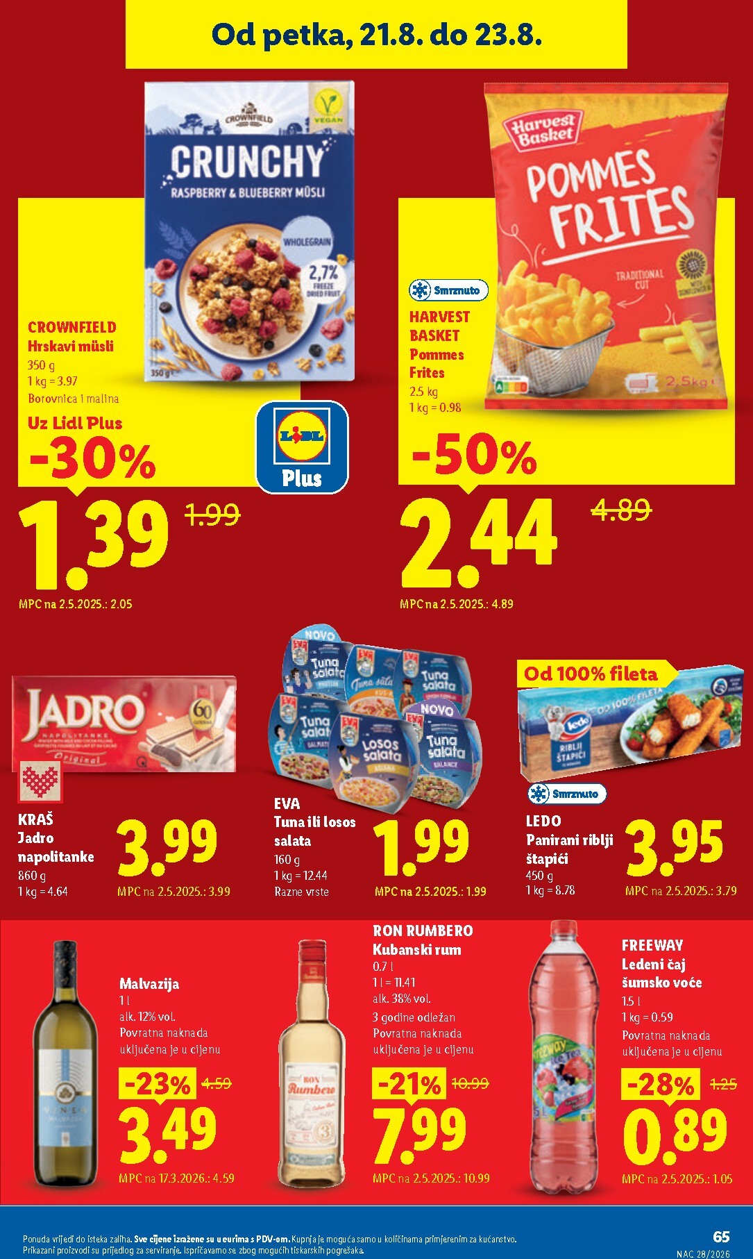 lidl - Novi Lidl katalog od ponedjeljka, 17.08.2026 do nedjelje, 23.08.2026 - page: 65