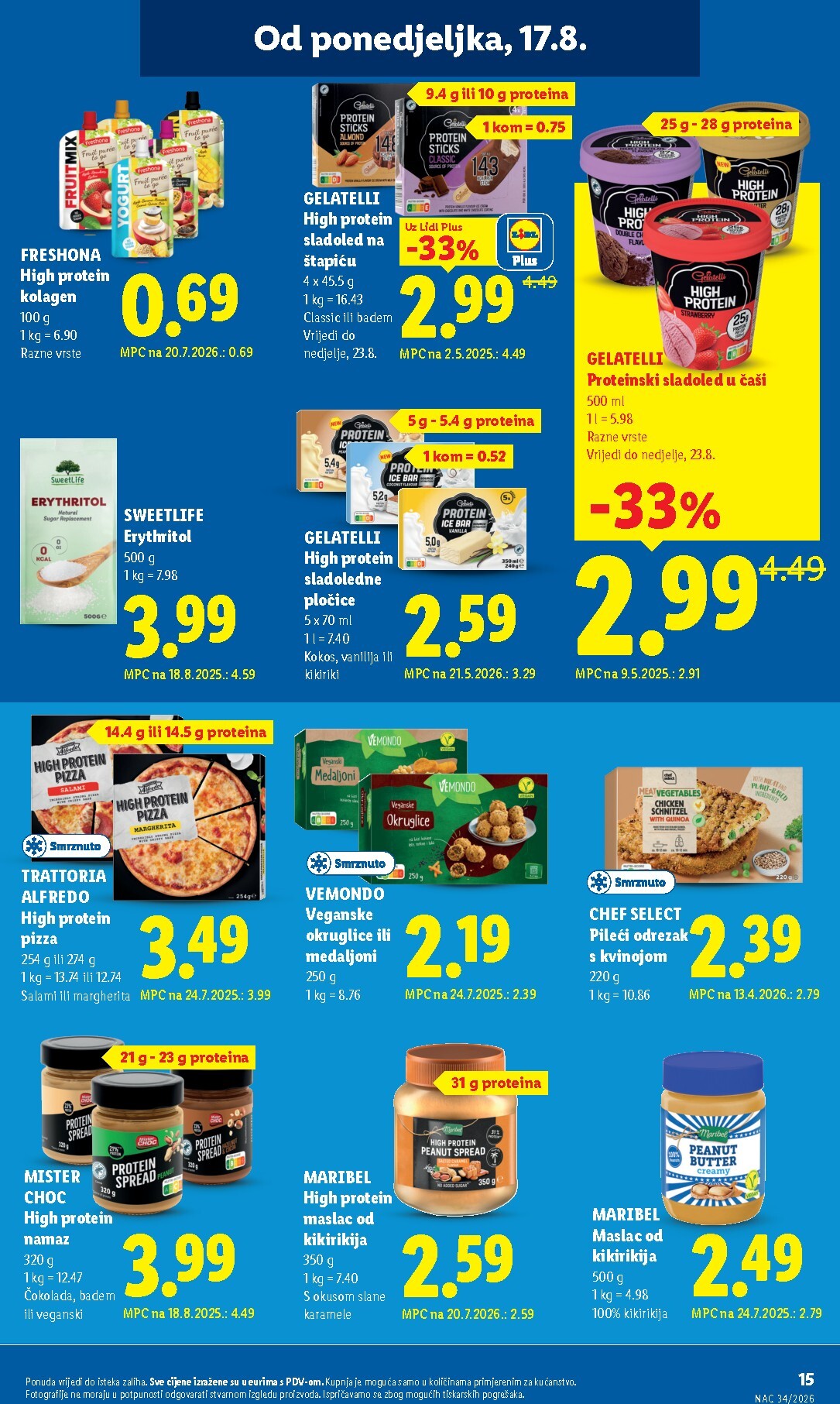 lidl - Aktualni katalog Lidl od ponedjeljka, 17.08.2026 do nedjelje, 23.08.2026 - page: 15