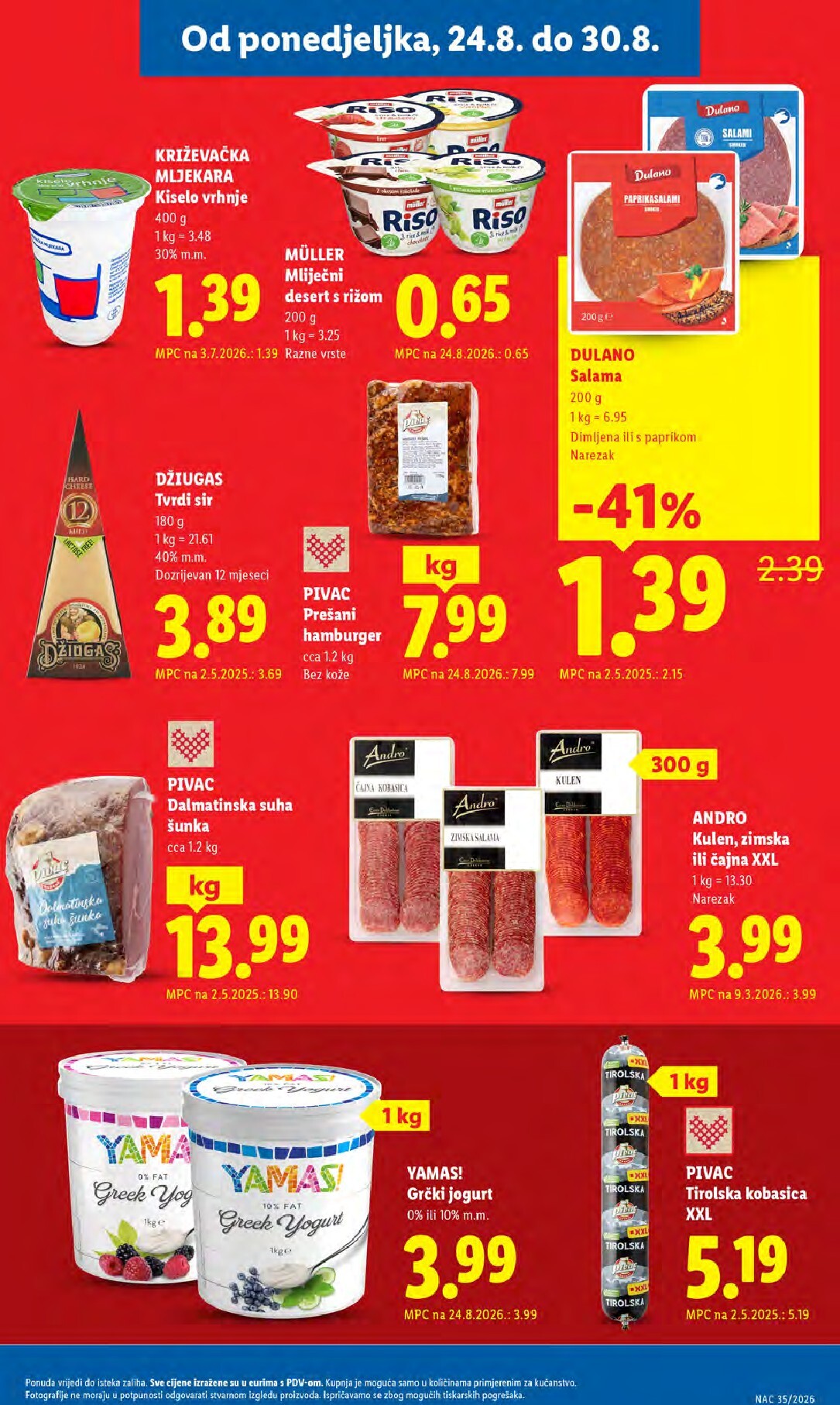 lidl - Novi Lidl katalog od ponedjeljka, 24.08.2026 do nedjelje, 30.08.2026 - page: 7