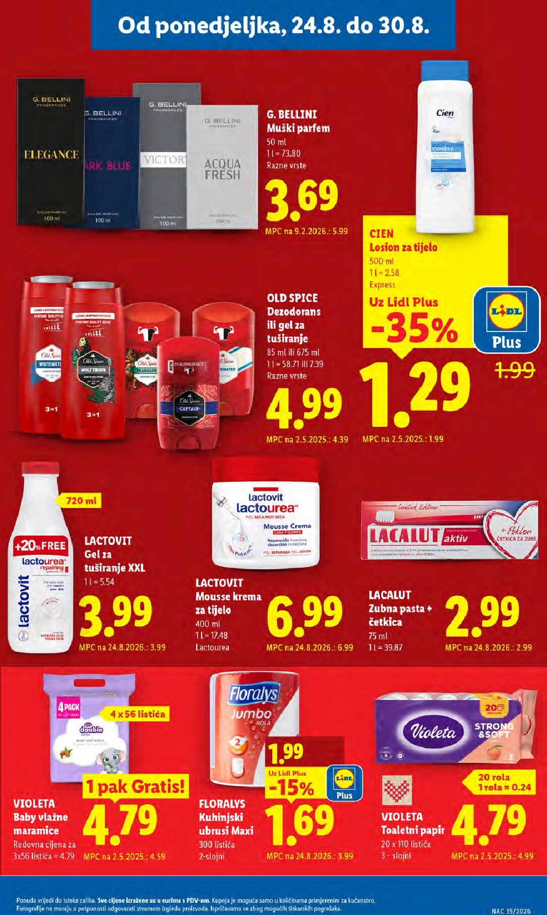 lidl - Novi Lidl katalog od ponedjeljka, 24.08.2026 do nedjelje, 30.08.2026 - page: 19