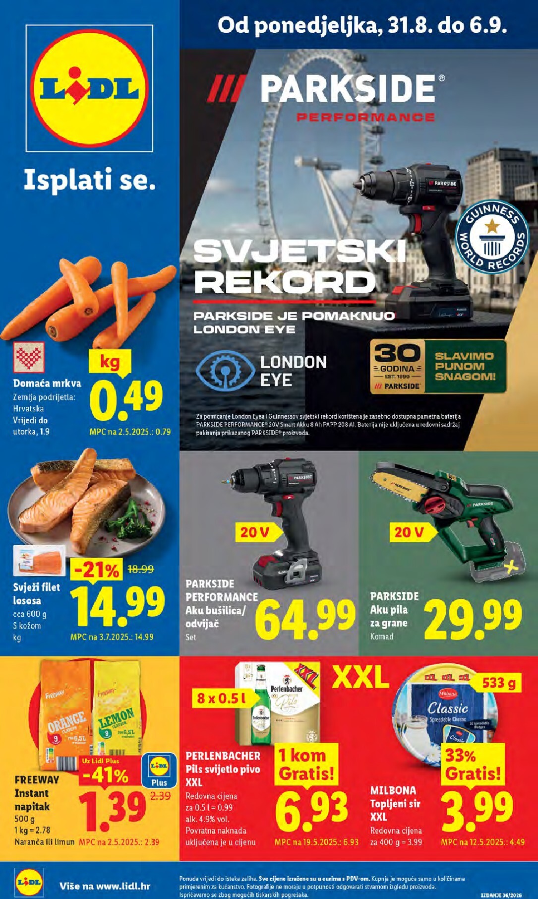 lidl - Novi Lidl katalog od ponedjeljka, 31.08.2026 do nedjelje, 06.09.2026 - page: 1