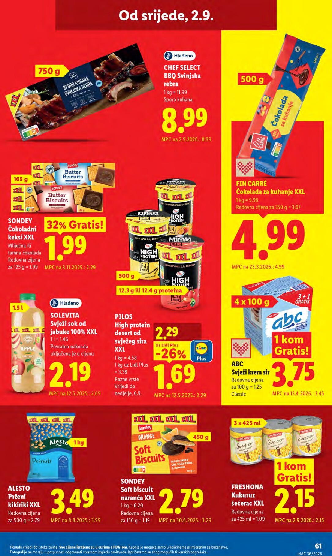 lidl - Aktualni katalog Lidl od ponedjeljka, 31.08.2026 do nedjelje, 06.09.2026 - page: 61