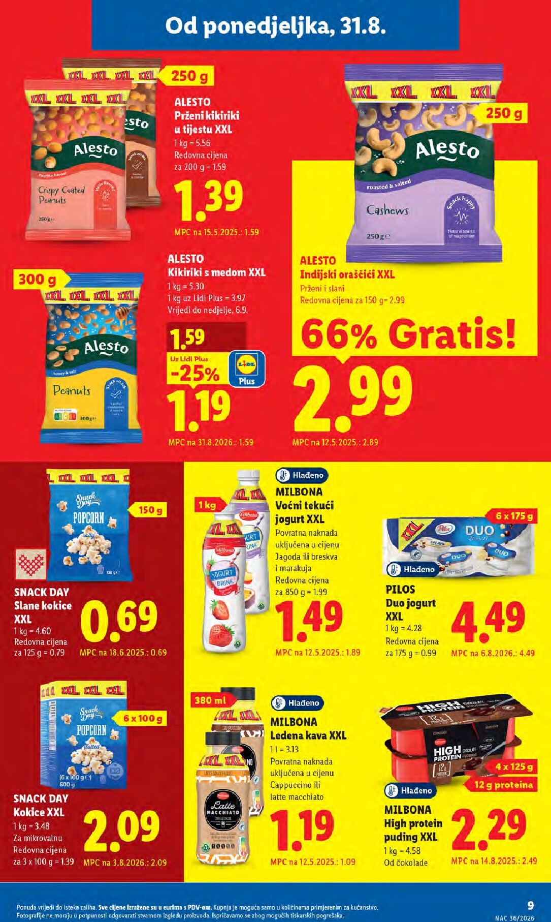 lidl - Aktualni katalog Lidl od ponedjeljka, 31.08.2026 do nedjelje, 06.09.2026 - page: 9