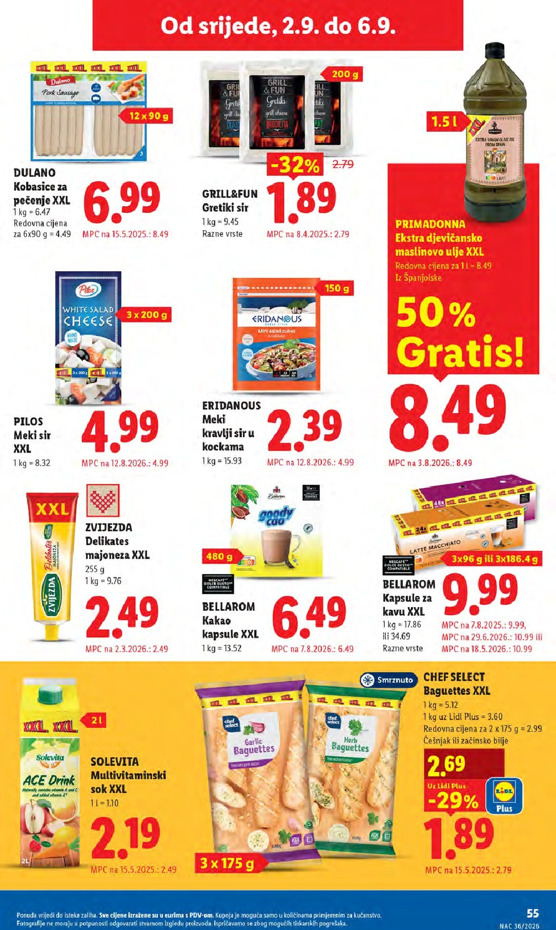 lidl - Aktualni katalog Lidl od ponedjeljka, 31.08.2026 do nedjelje, 06.09.2026 - page: 55
